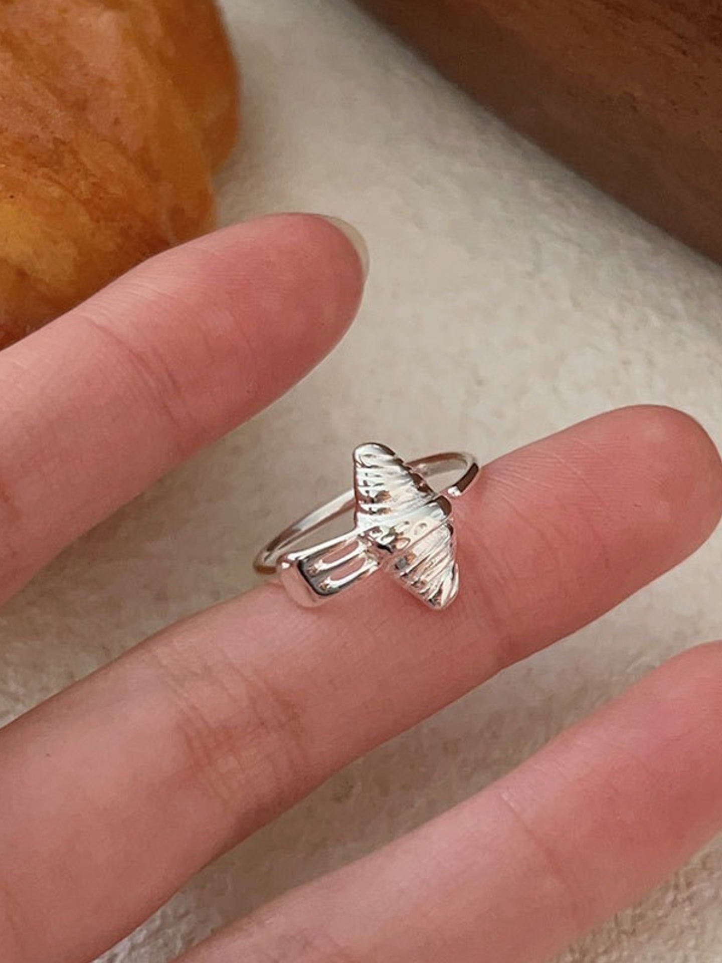 CROISSANT-INSPIRED RING