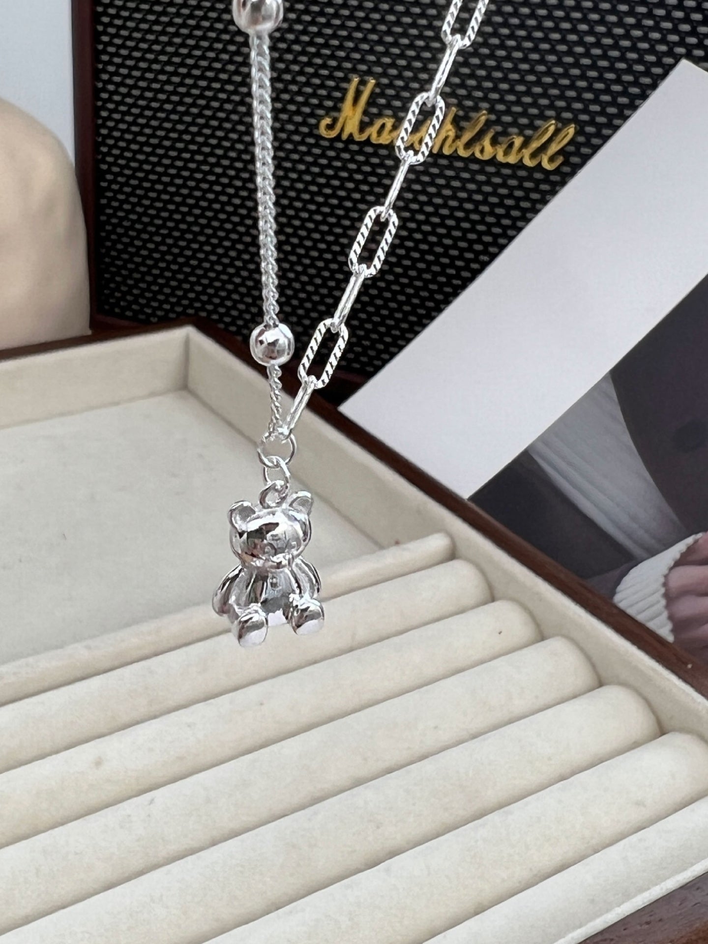 BEAR PENDANT NECKLACE