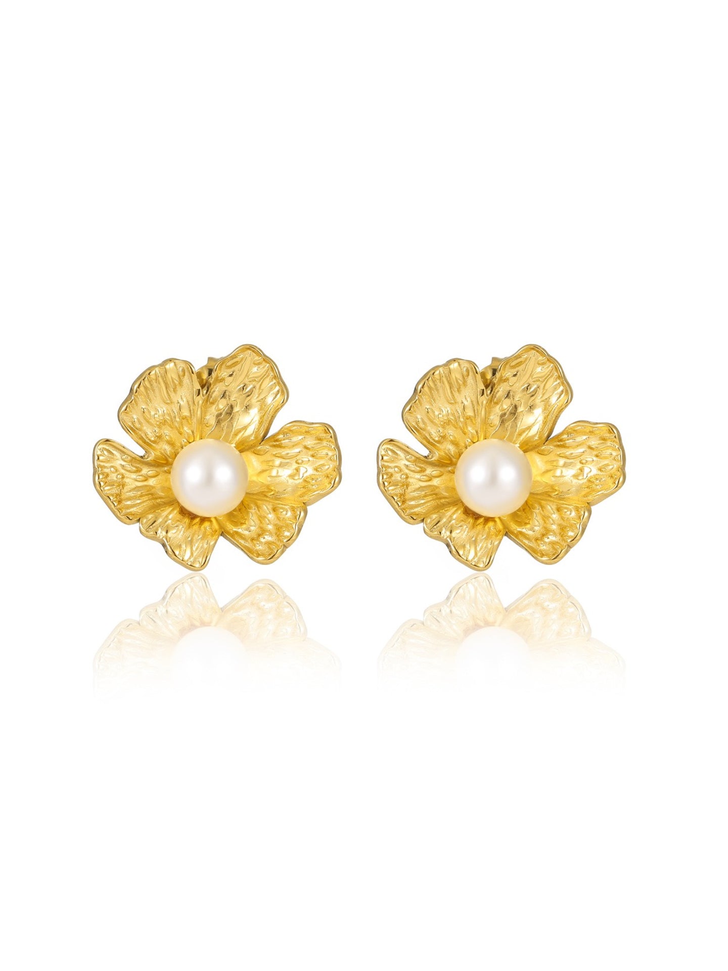 FLORAL STUD EARRINGS
