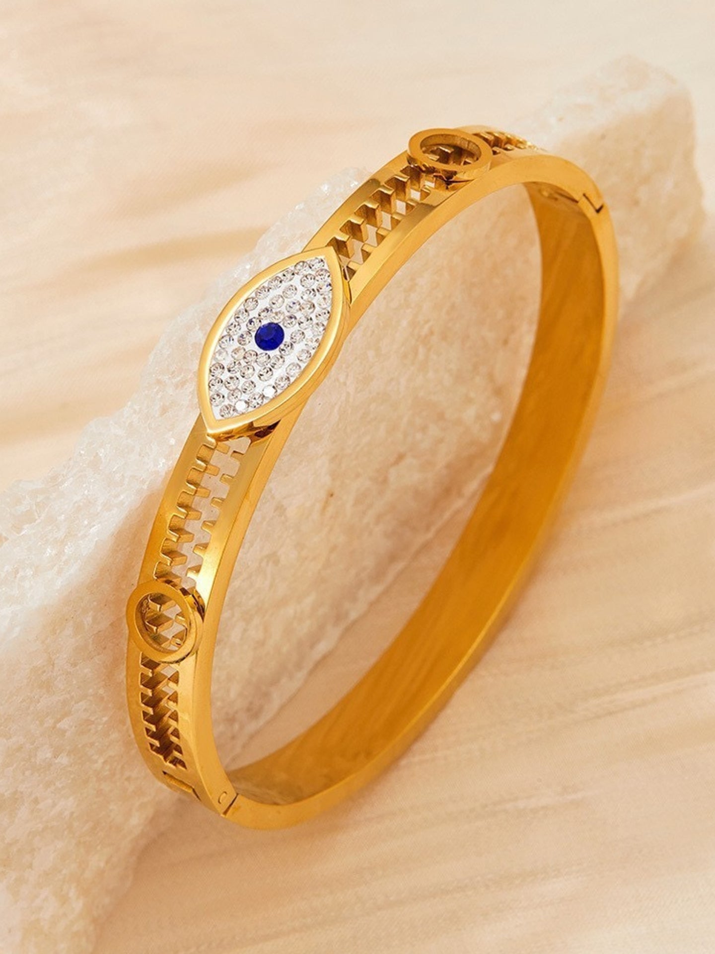 EVIL EYE DIAMOND BRACELET