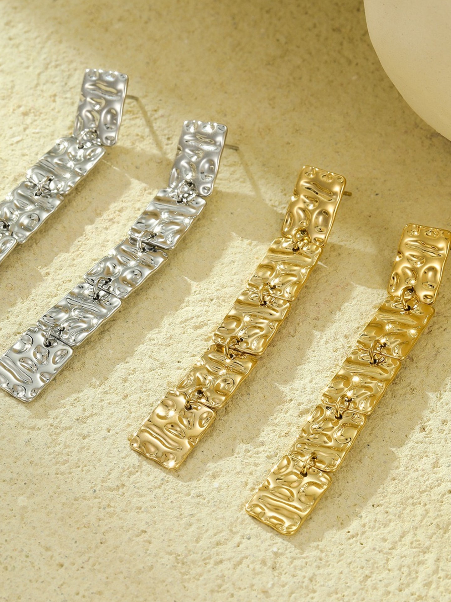 VINTAGE HAMMERED EARRINGS