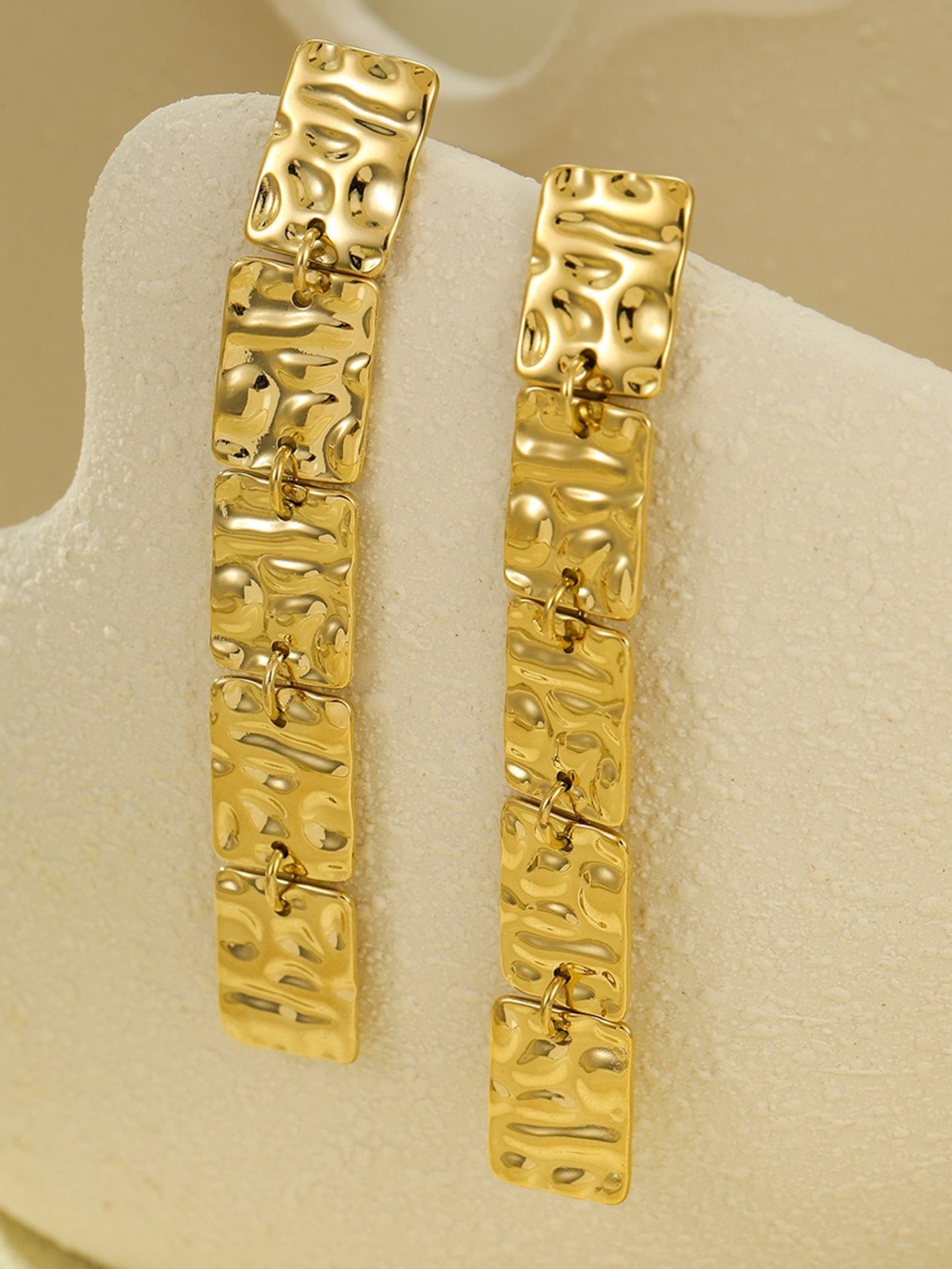 VINTAGE HAMMERED EARRINGS