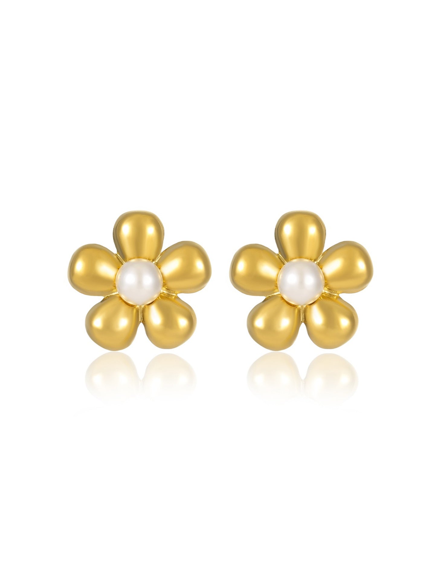 PEARL FLORAL EARRINGS