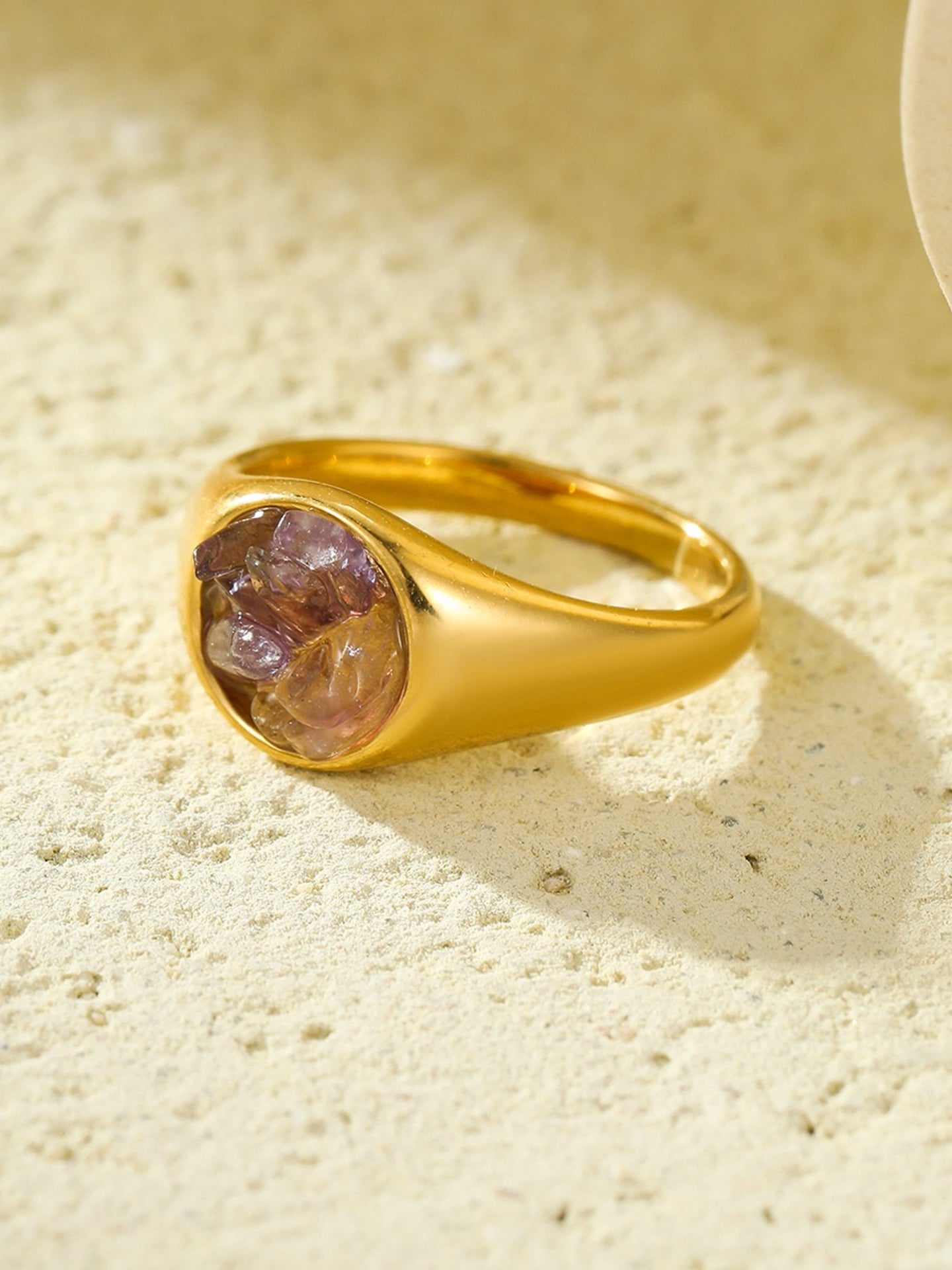 IRREGULAR GEMSTONE RING