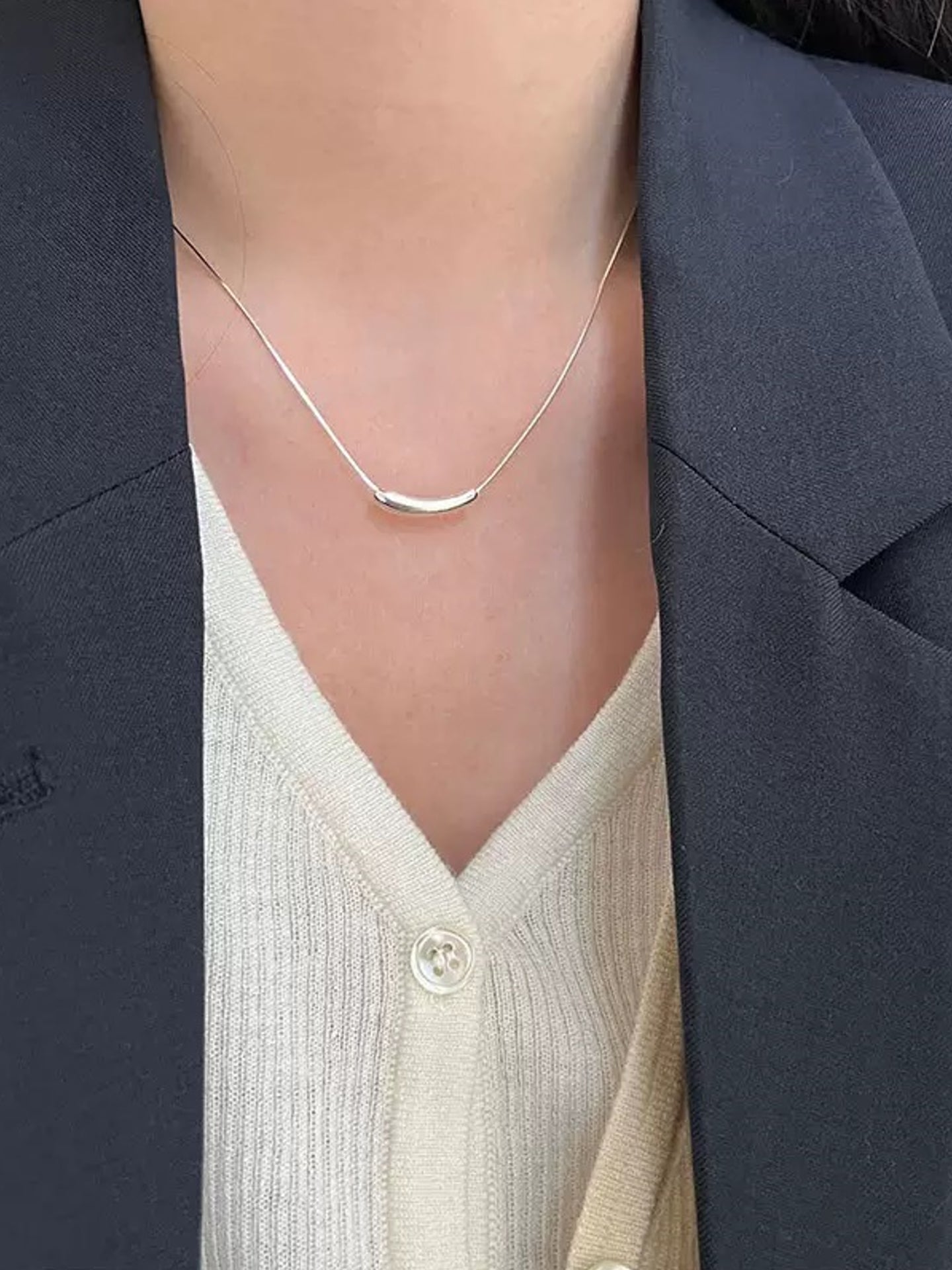 LITTLE EGGPLANT NECKLACE