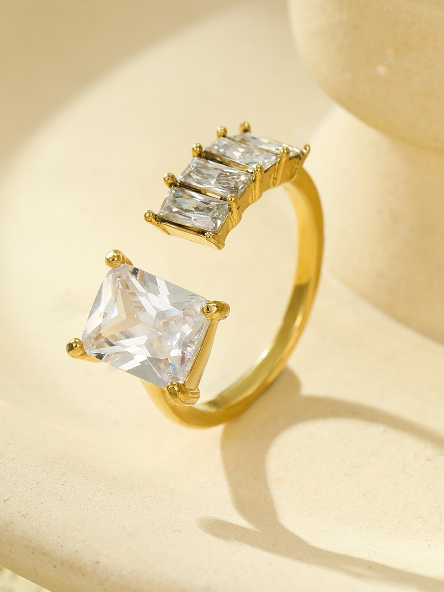 ZIRCON OPEN RING