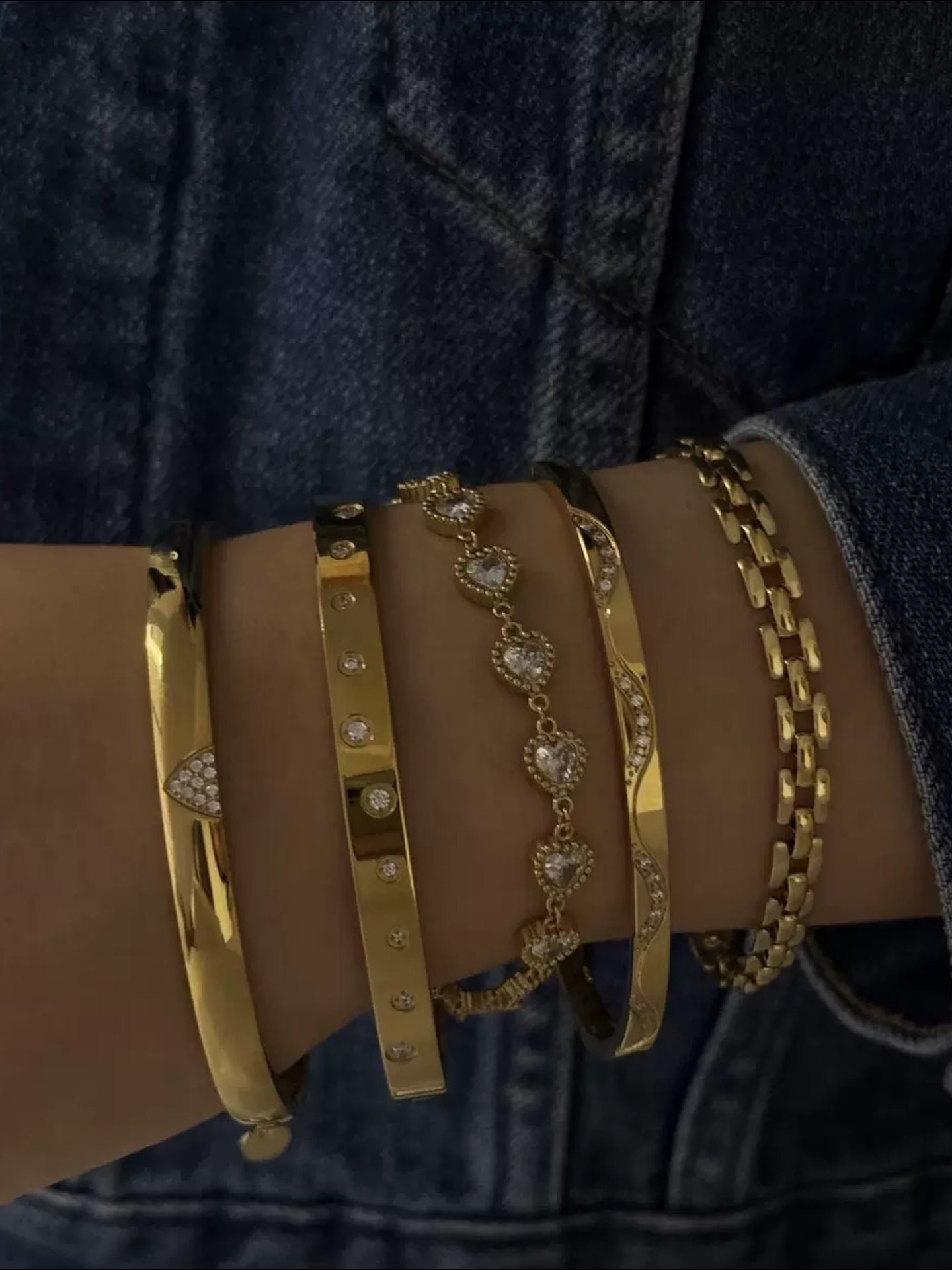 WAVE ZIRCON BRACELET