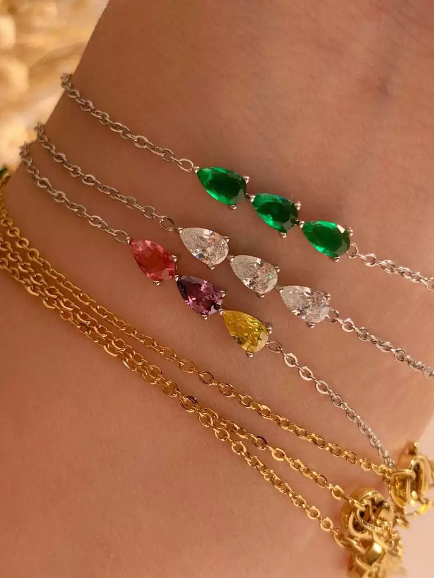 TEARDROP ZIRCON BRACELET