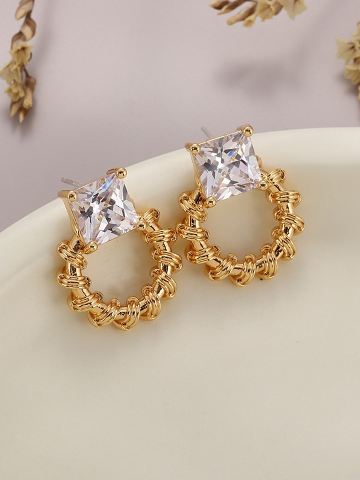 FRENCH STUD EARRINGS