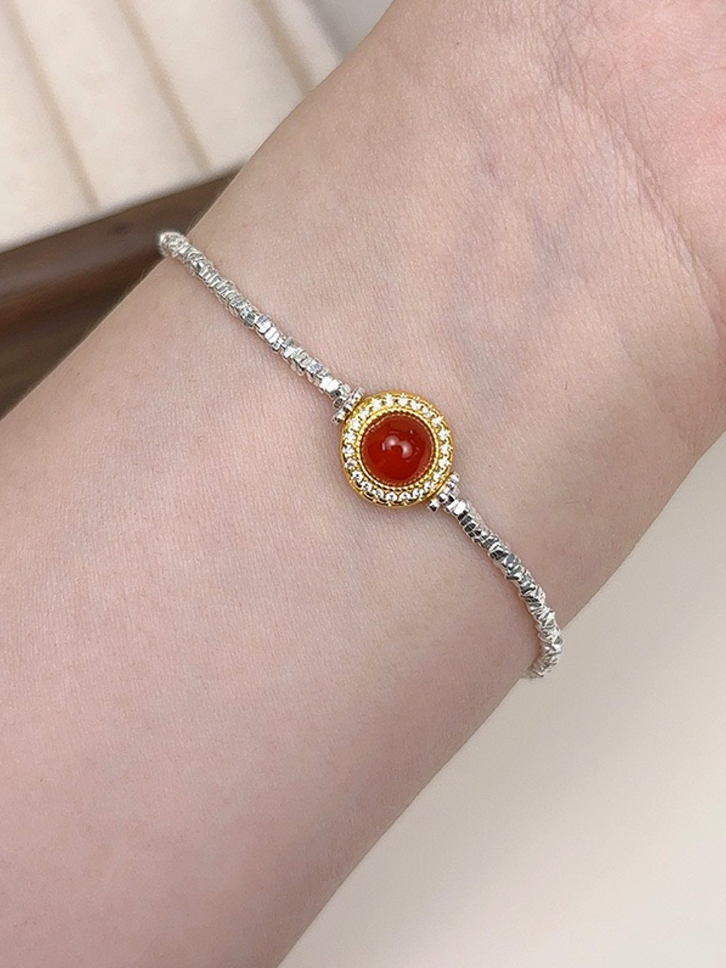 RED AGATE BRACELET