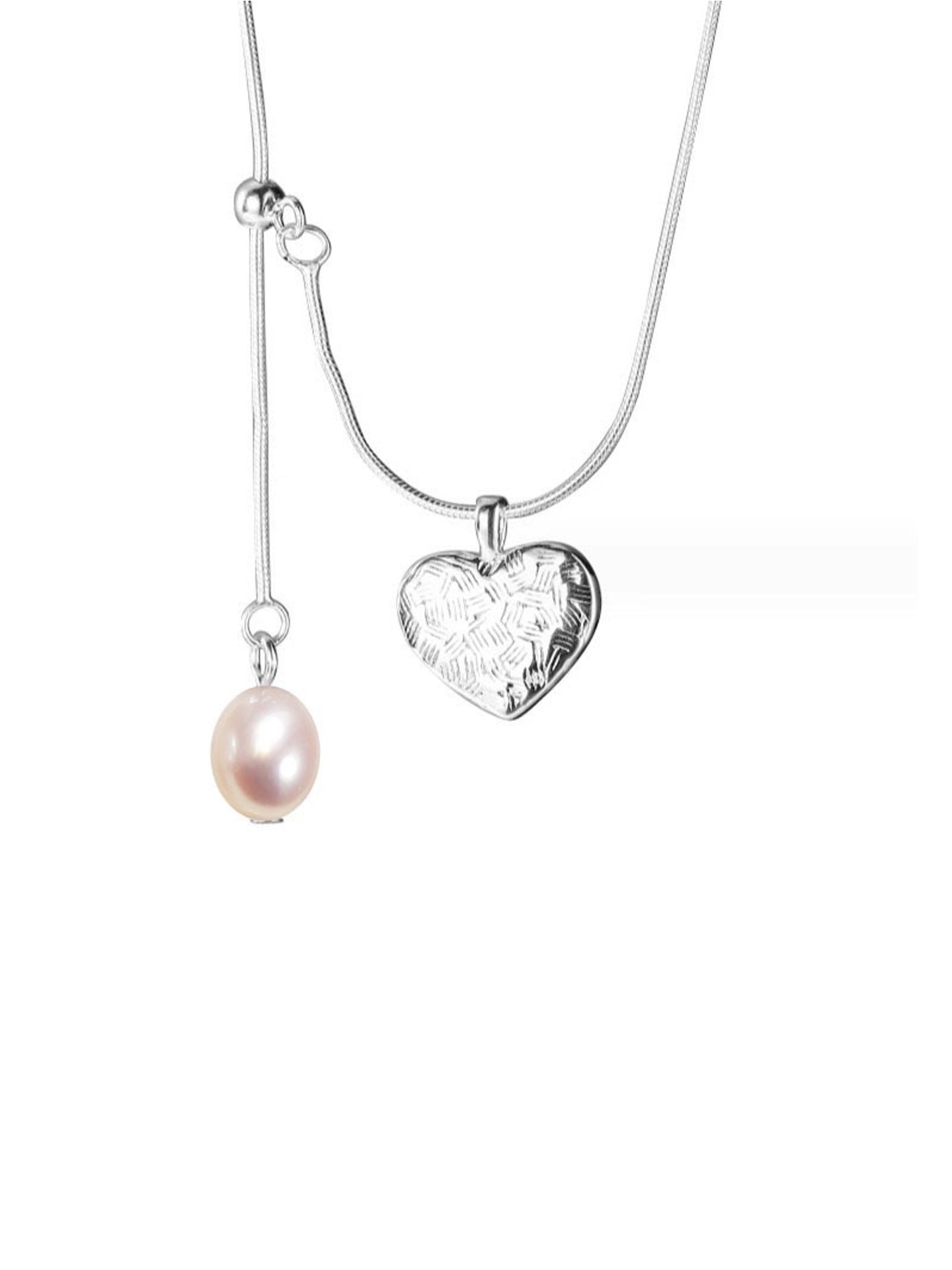 TEXTURED HEART FRINGE