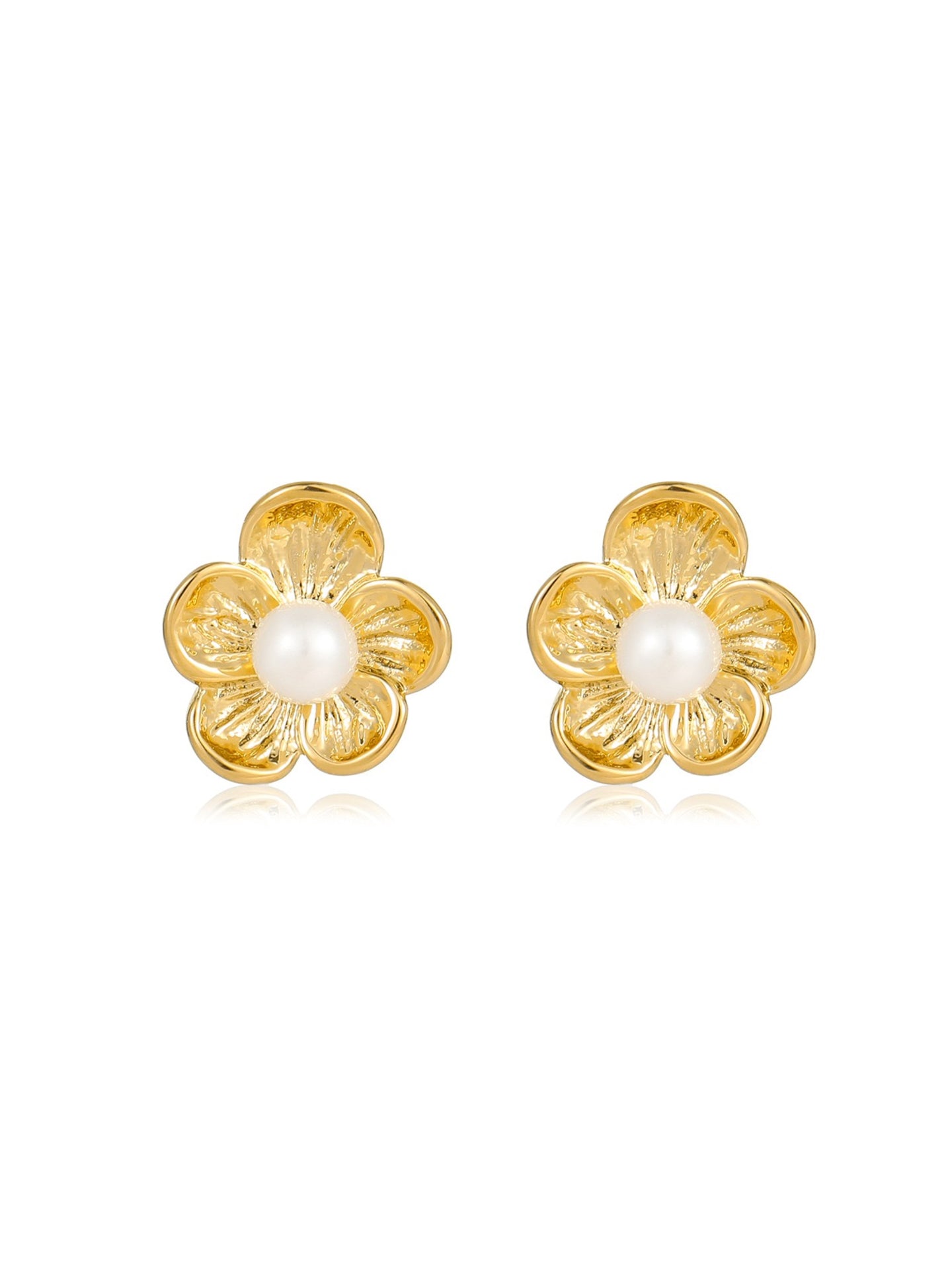 FLORAL PEARL EARRINGS