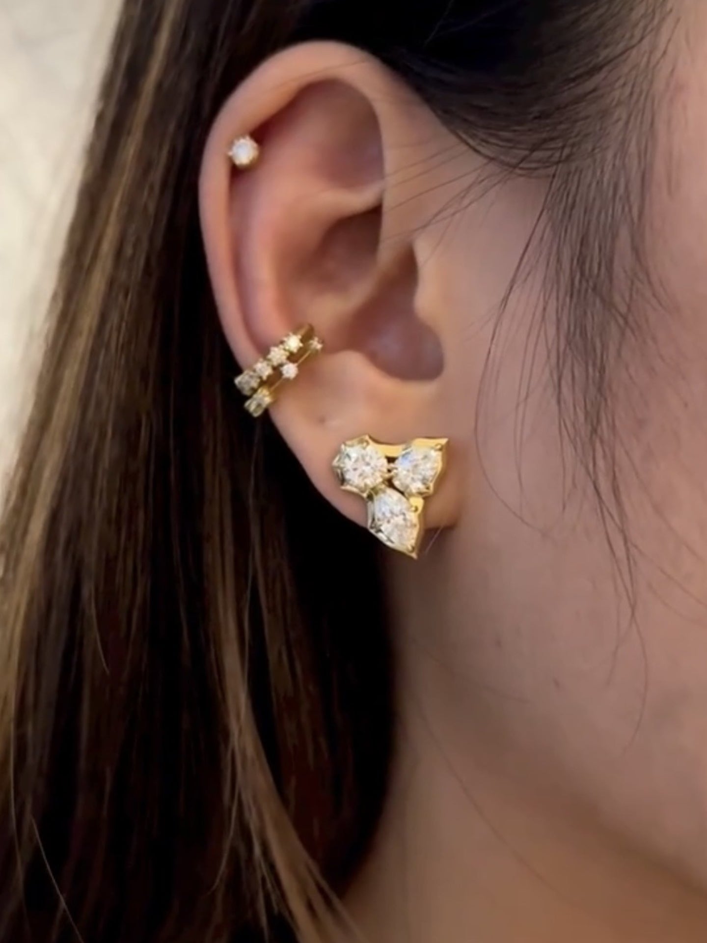 PETITE ZIRCON EARRINGS