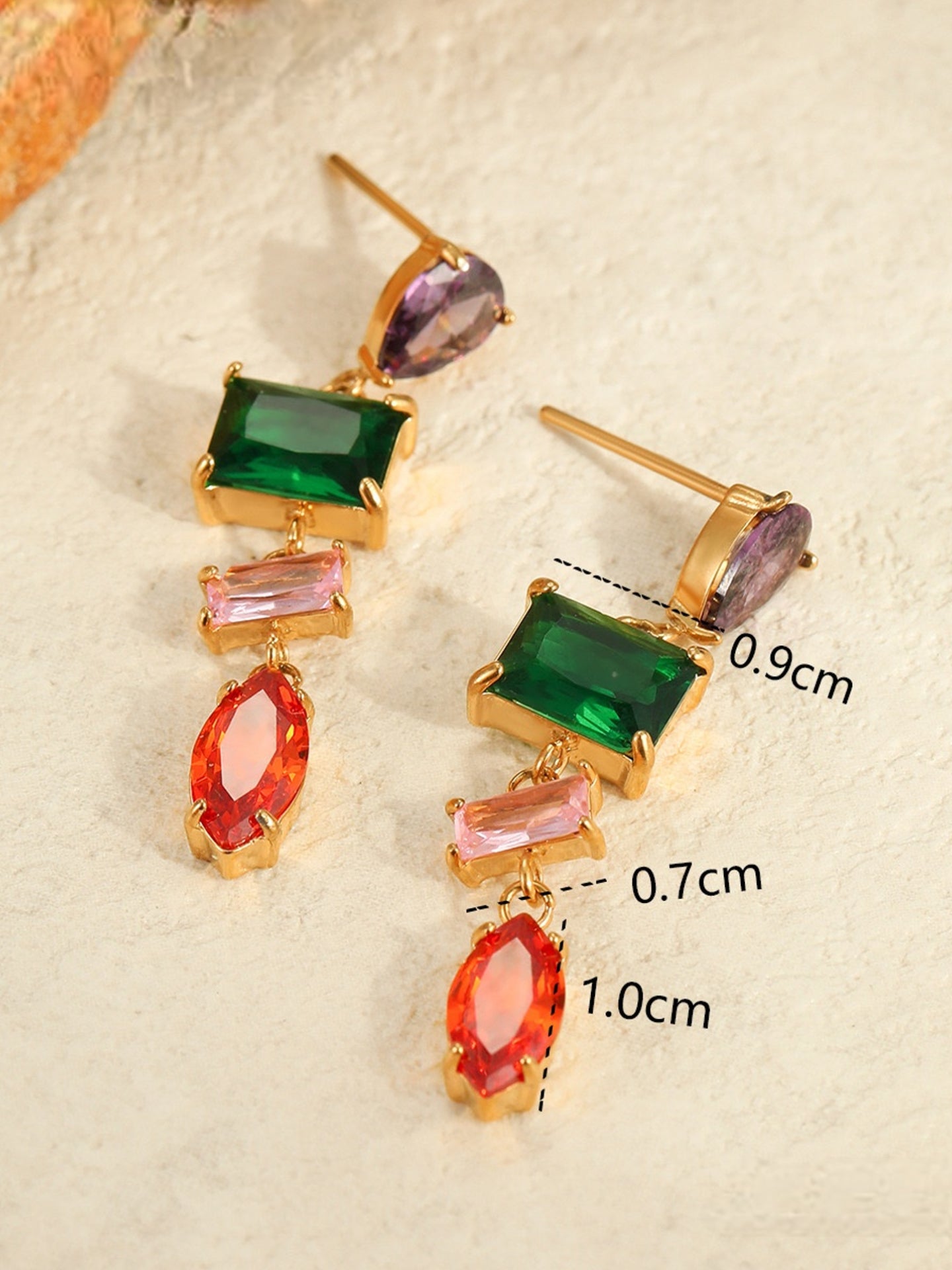 SPARKLING ZIRCON EARRINGS