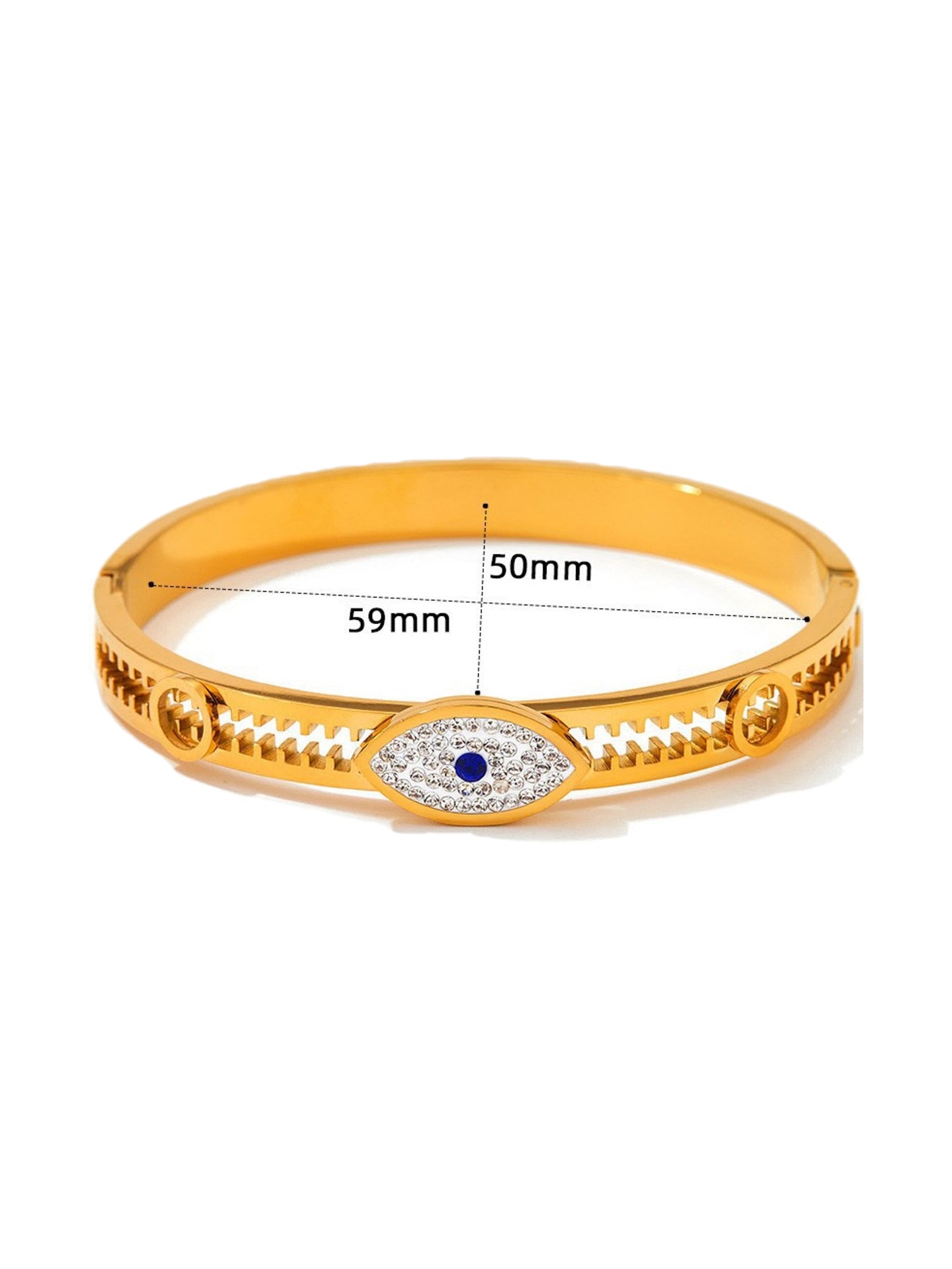 EVIL EYE DIAMOND BRACELET
