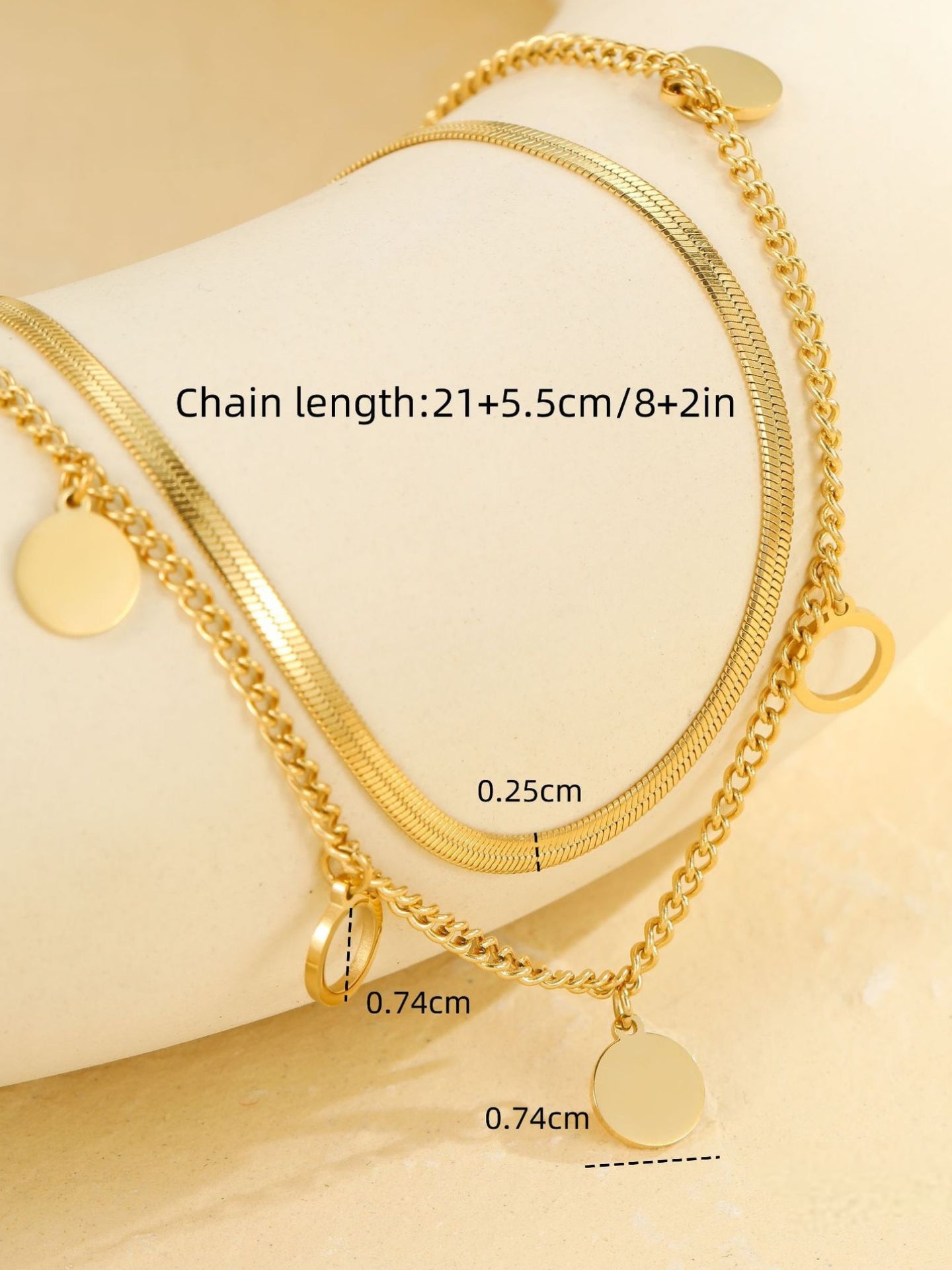 VINTAGE LAYERED ANKLET