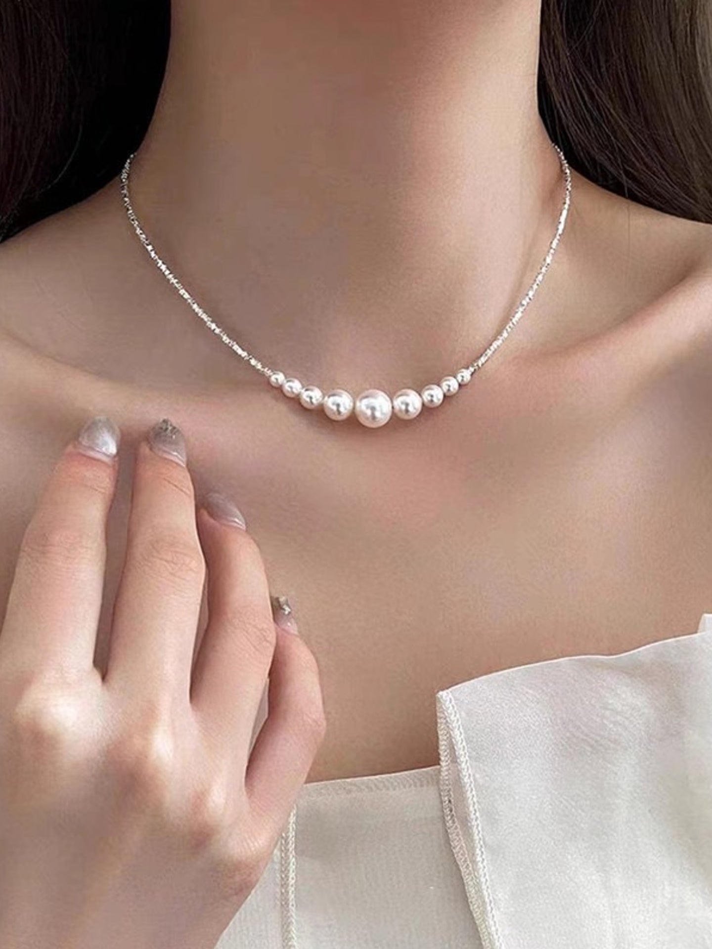 SMILE PEARL NECKLACE