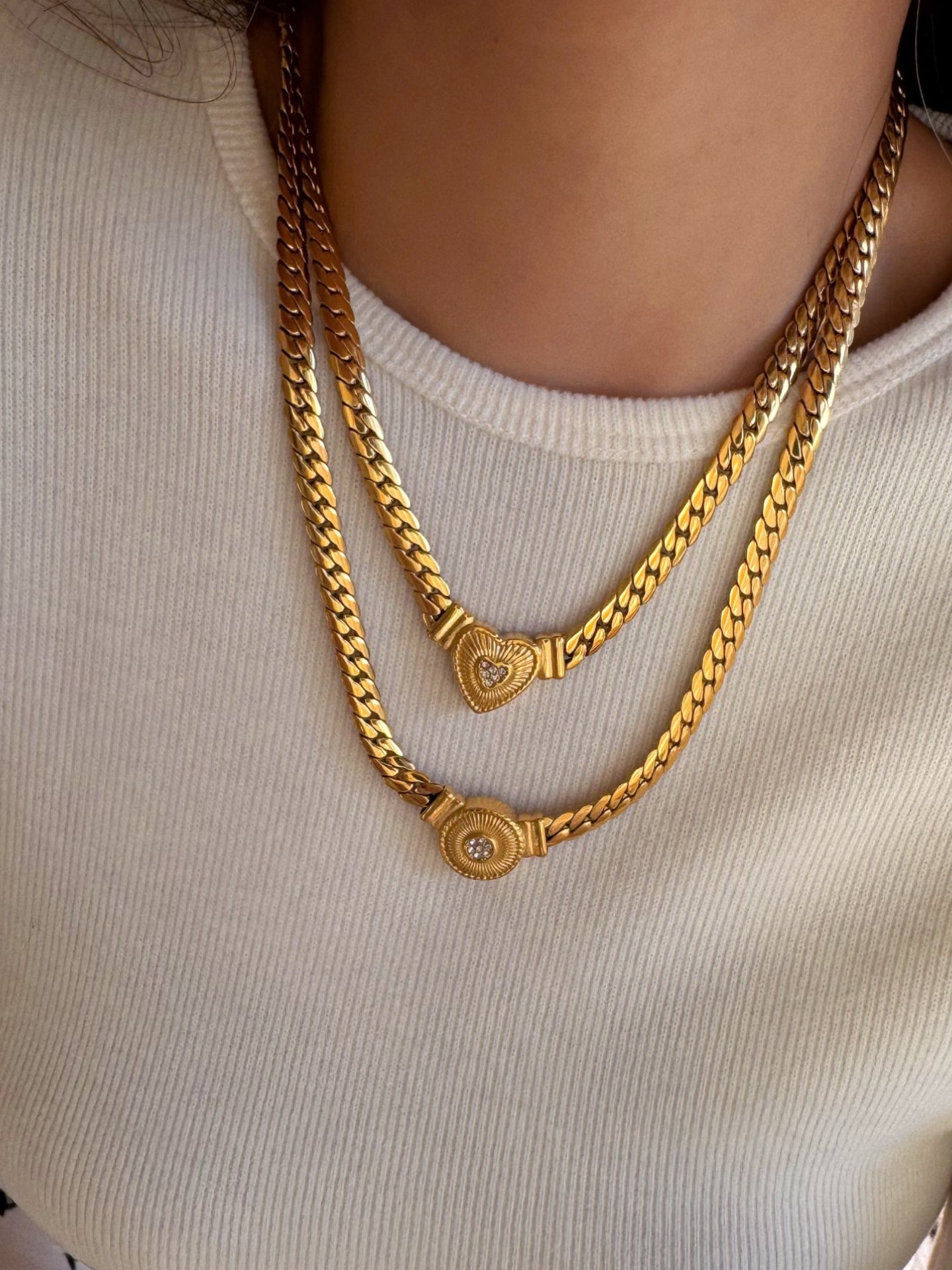 CHUNKY CUBAN CHAIN NECKLACE