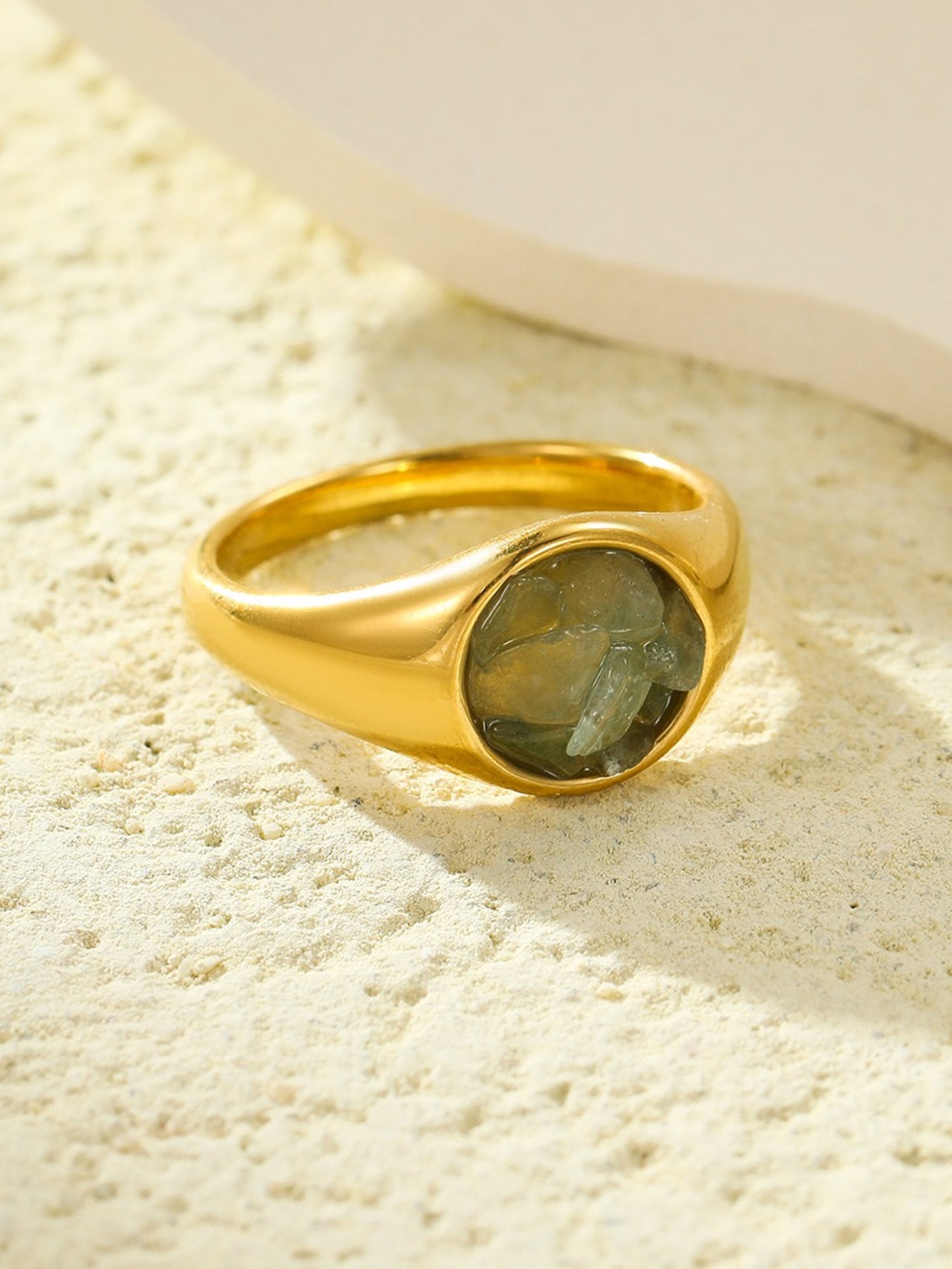 IRREGULAR GEMSTONE RING