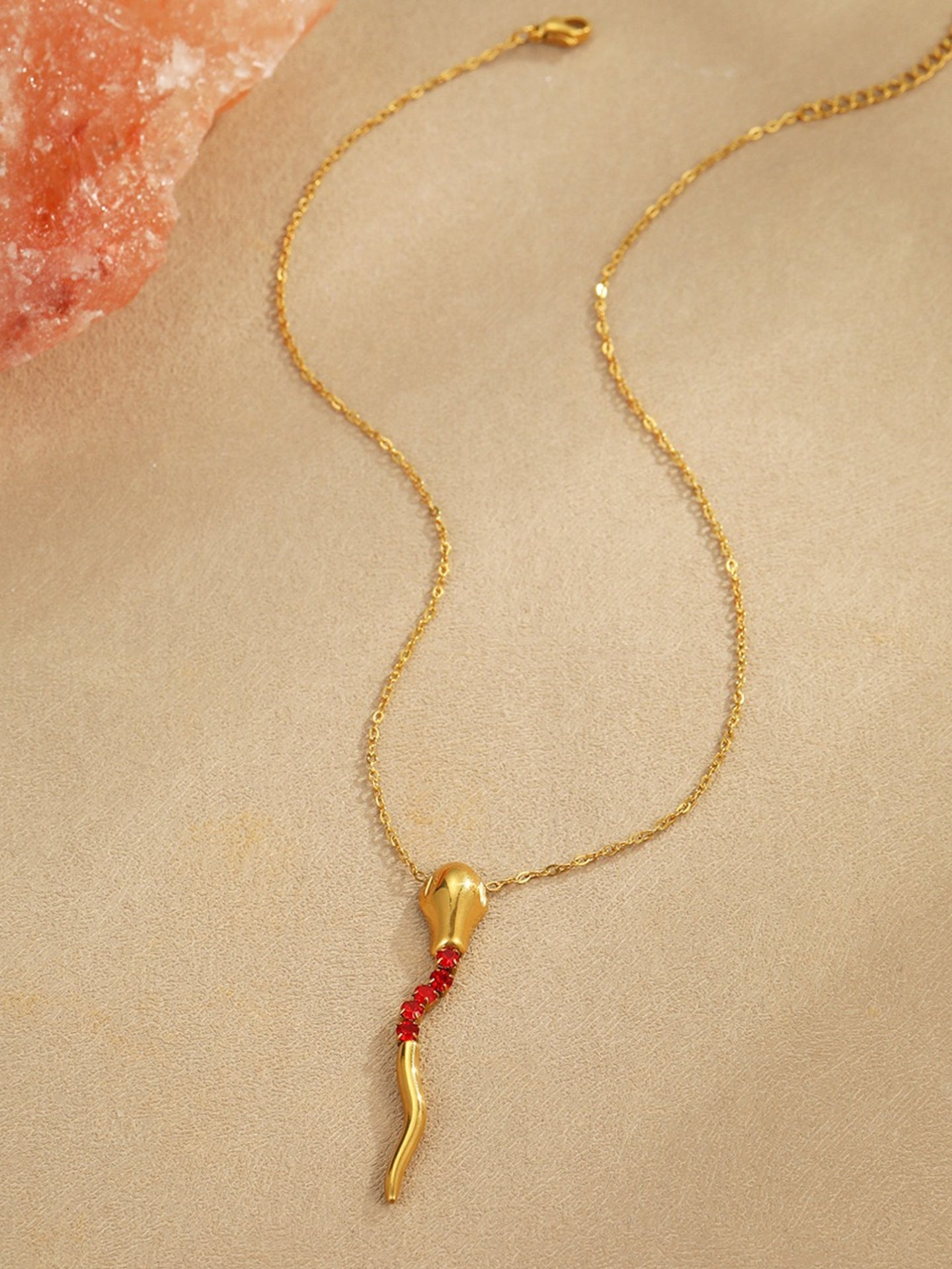 SERPENT FRINGE COLLAR