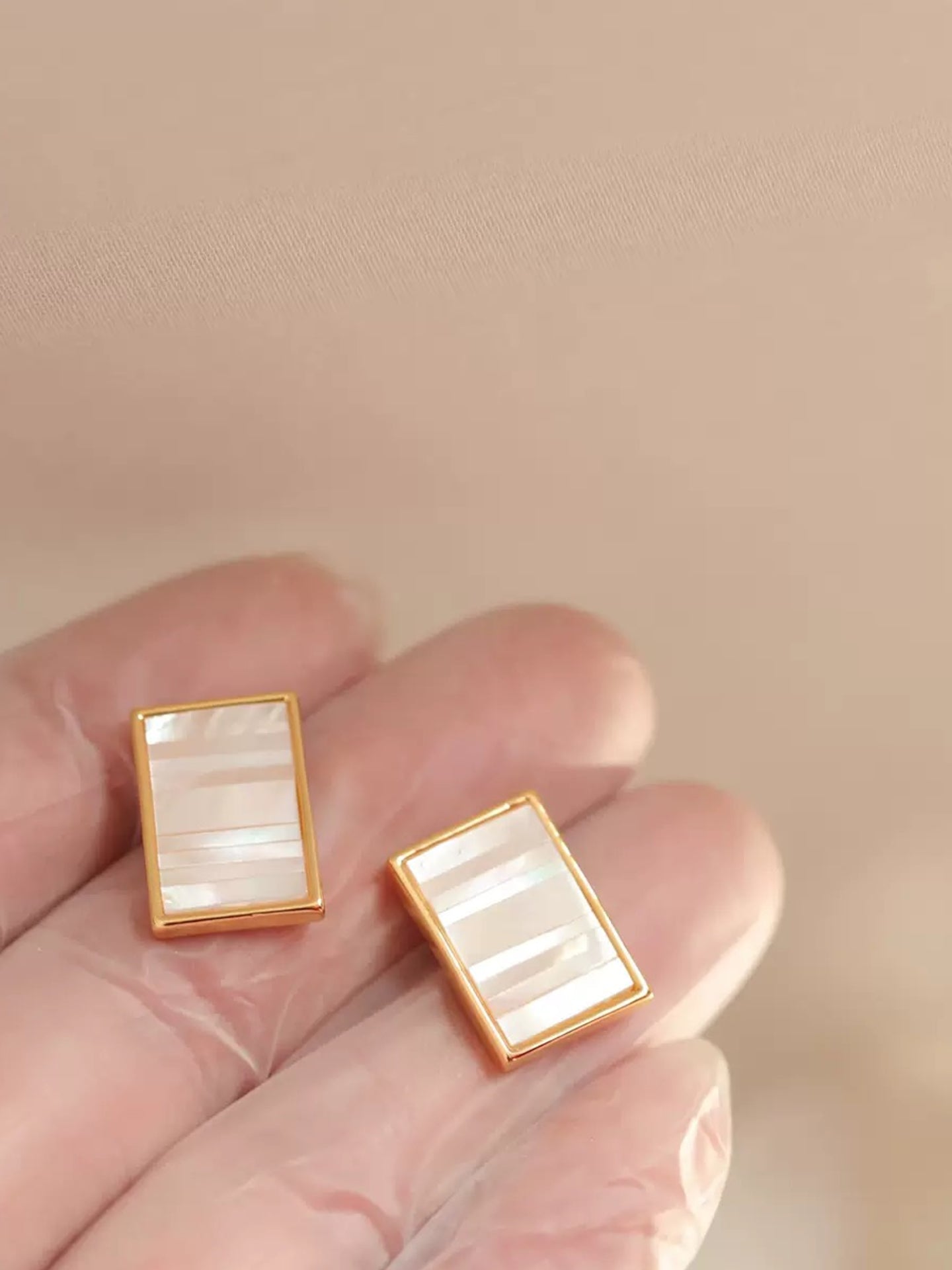 MOTHER-OF-PEARL EARRINGS
