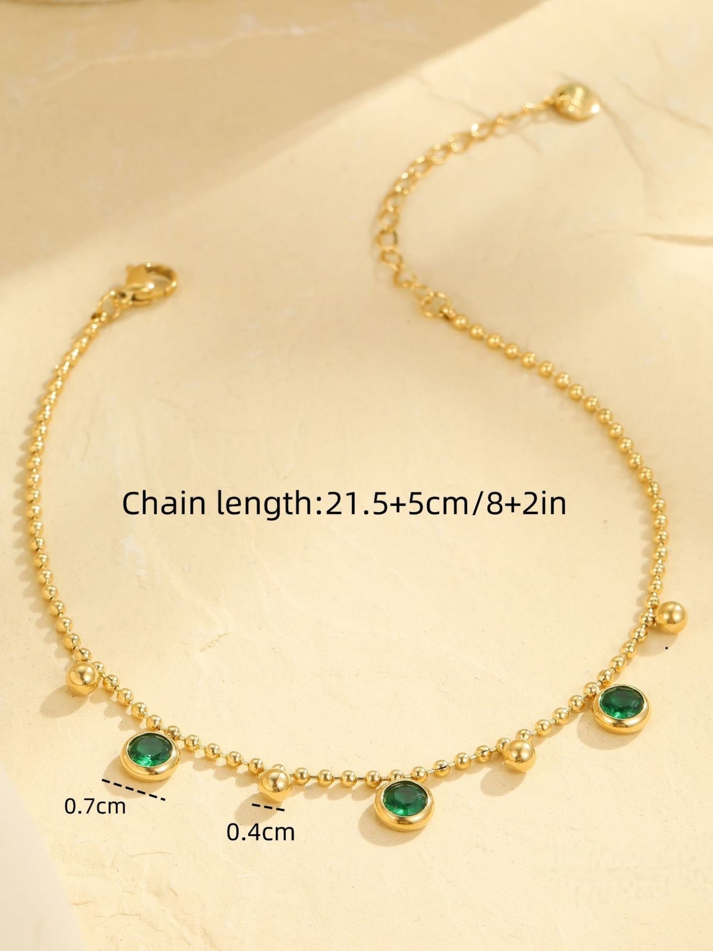 SEA FOAM SWEETIE ANKLET