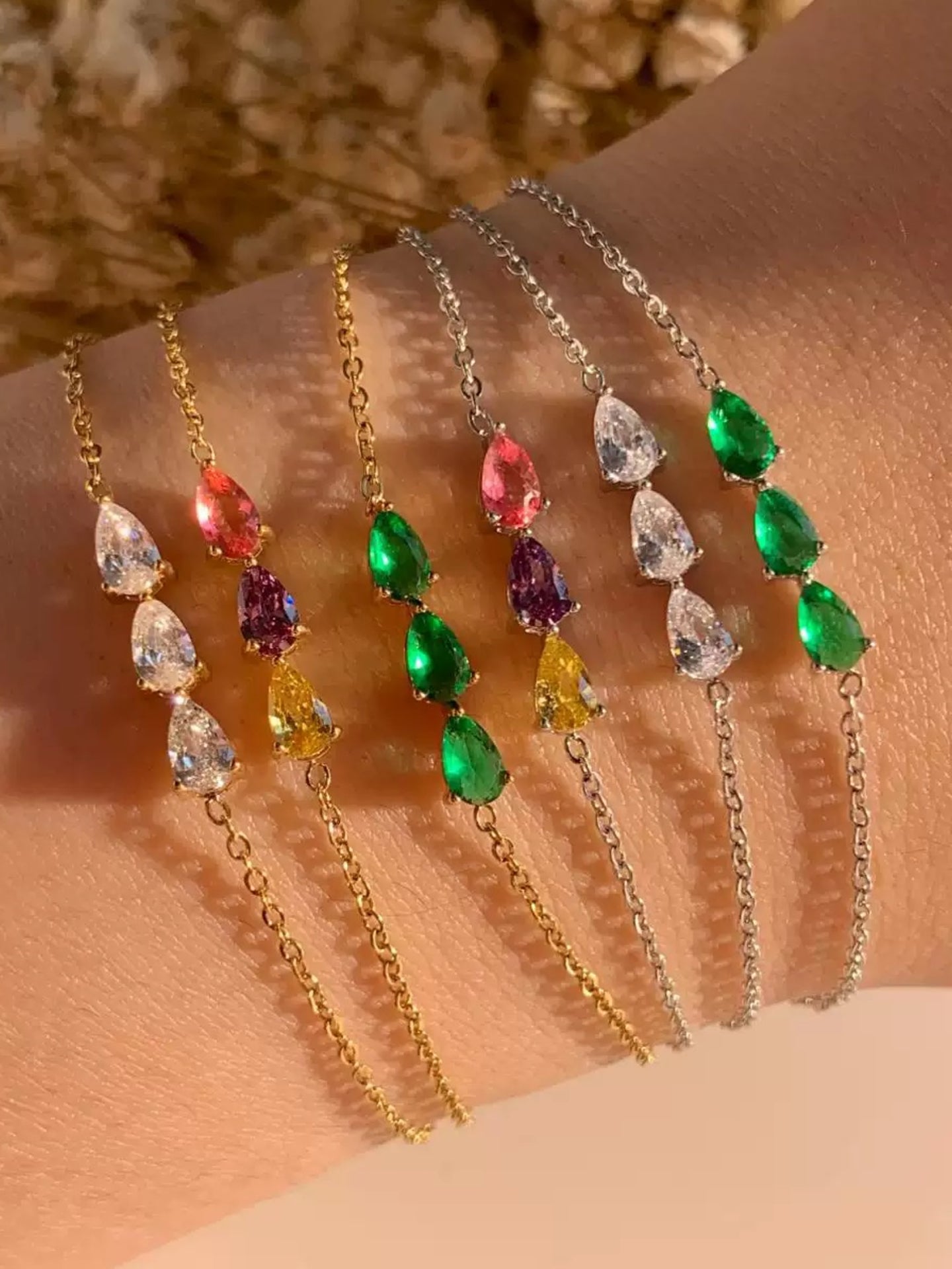 TEARDROP ZIRCON BRACELET