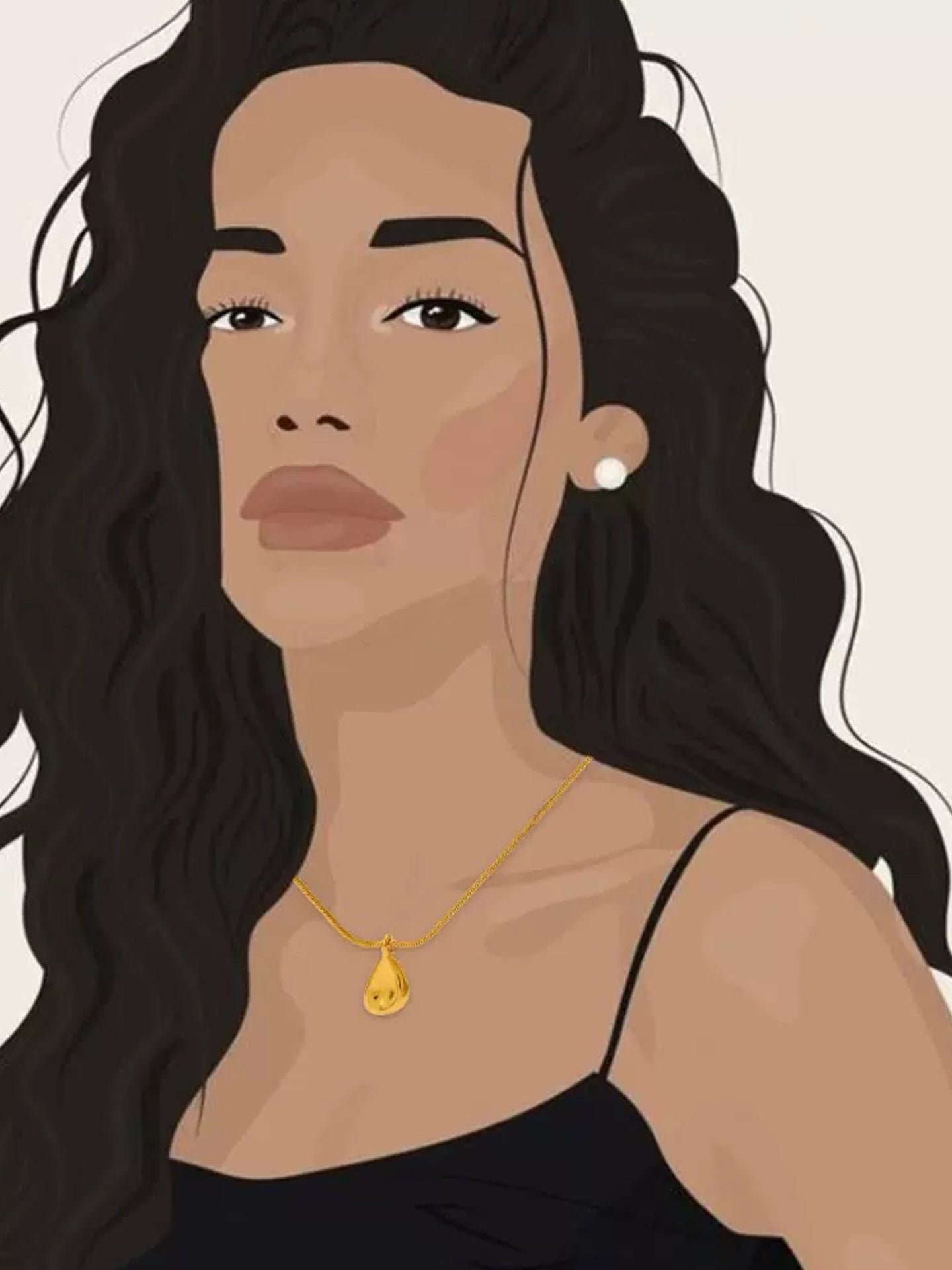 IRREGULAR PENDANT NECKLACE