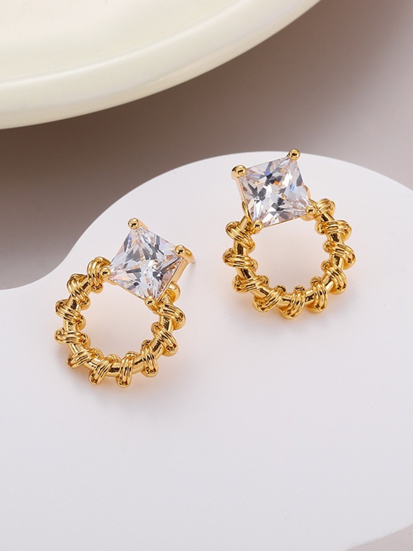 FRENCH STUD EARRINGS