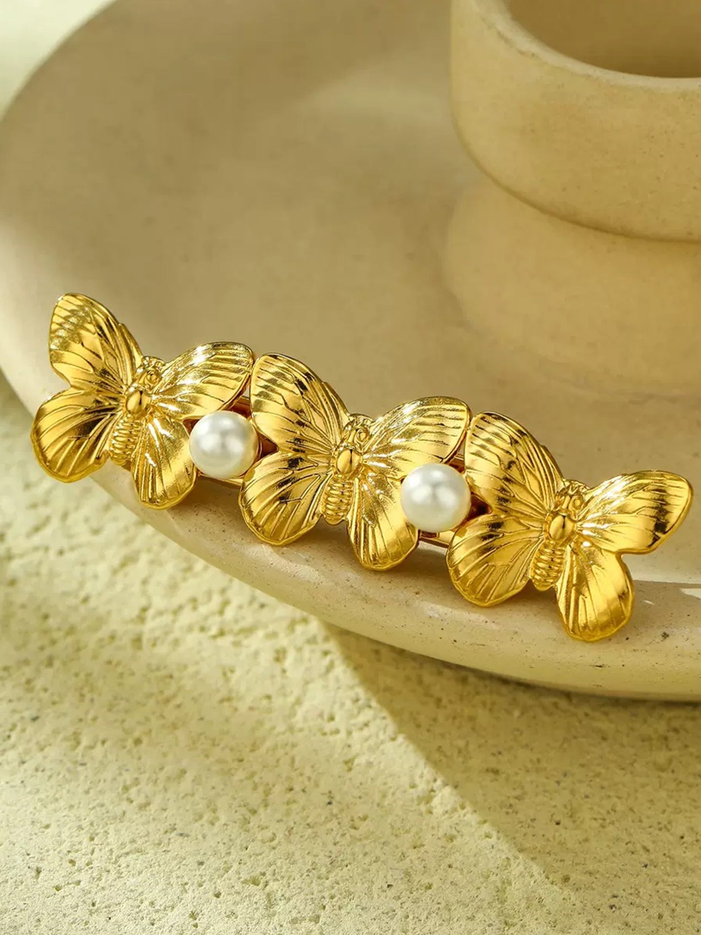 THREE BUTTERFLY HAIR CLIP