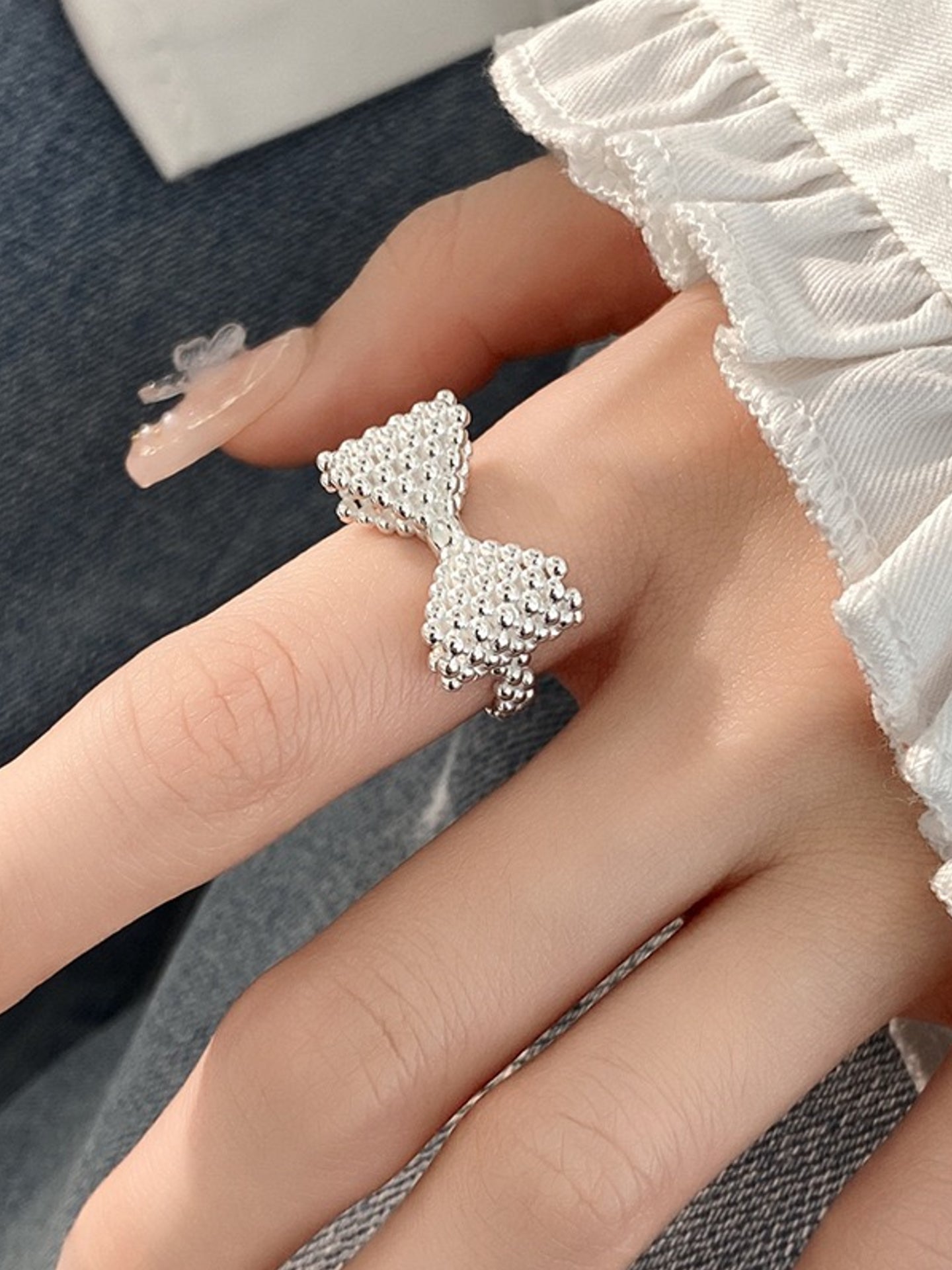 SPARKLE KNOT RING