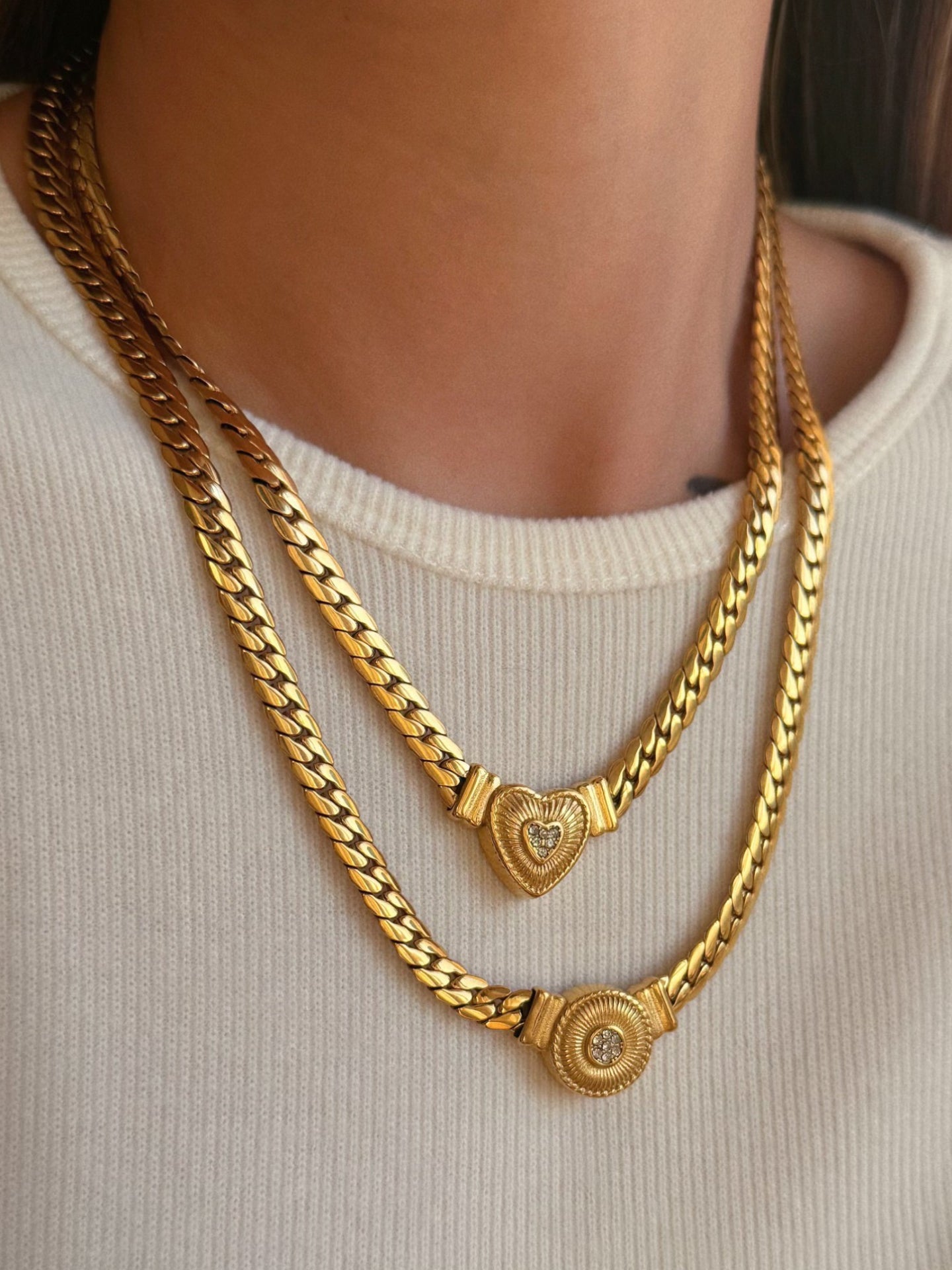 CHUNKY CUBAN CHAIN NECKLACE