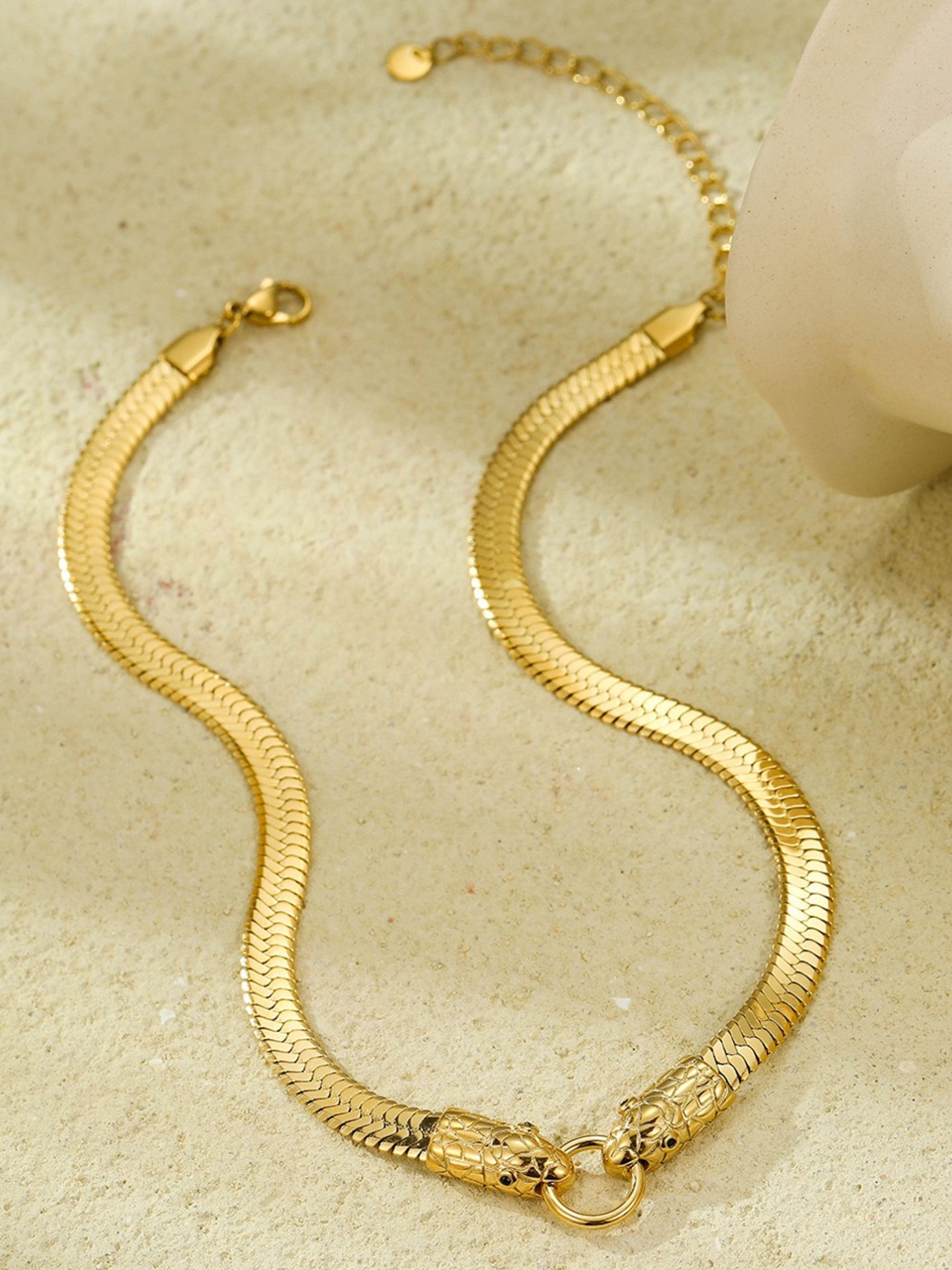 SERPENTINE FLAT SNAKE CHAIN