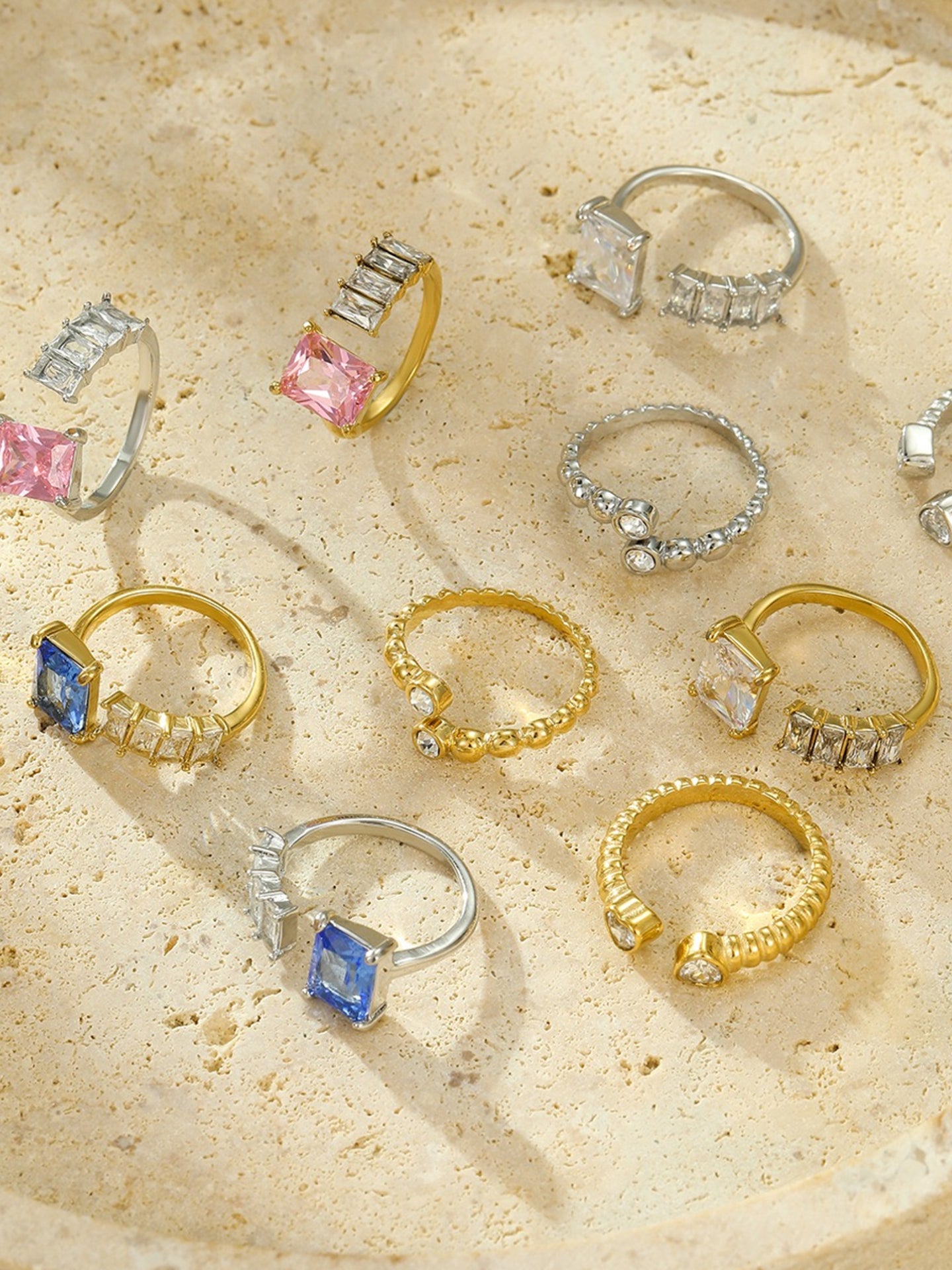 ZIRCON OPEN RING