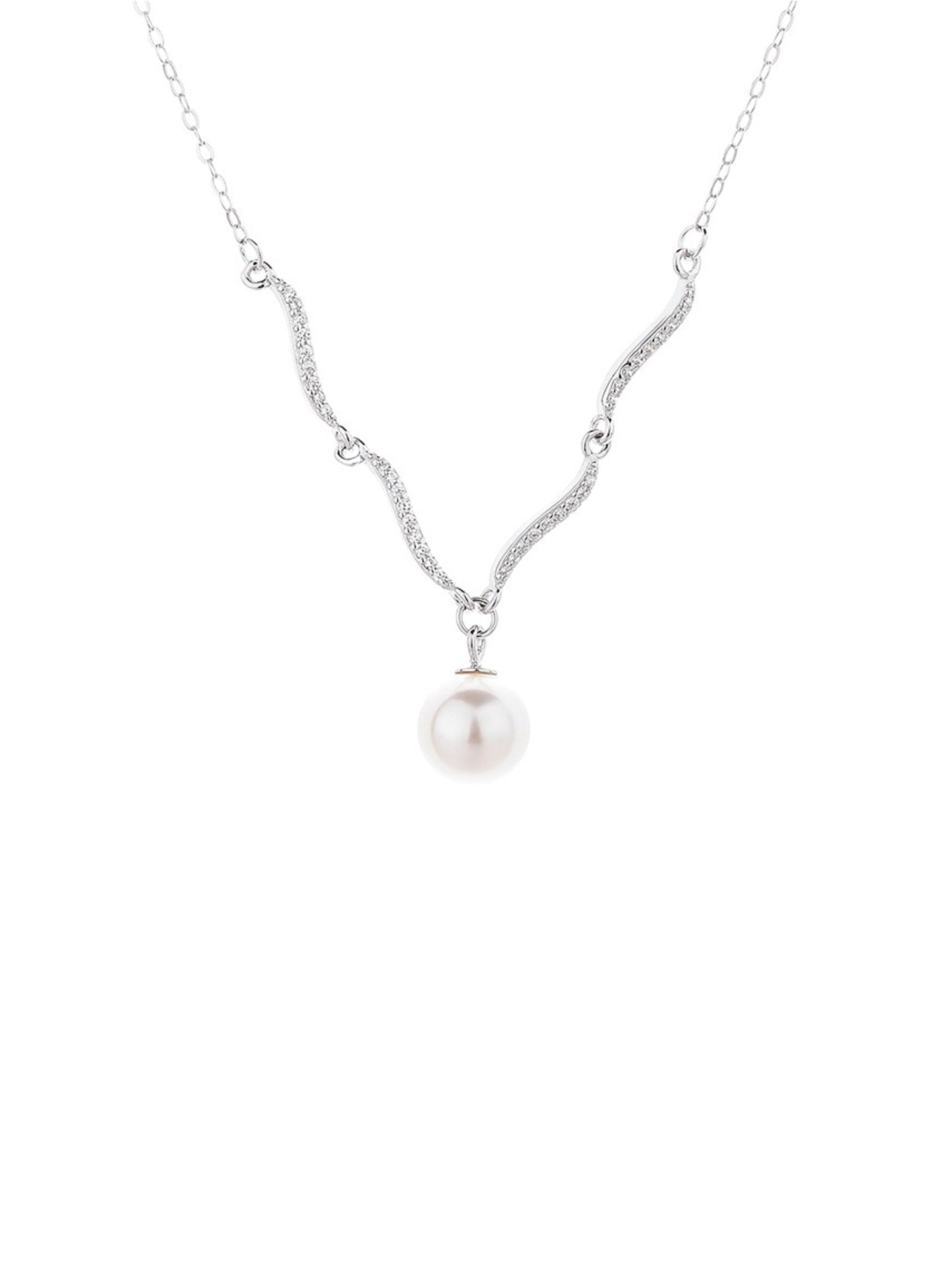 FLUID SILVER NECKLACE