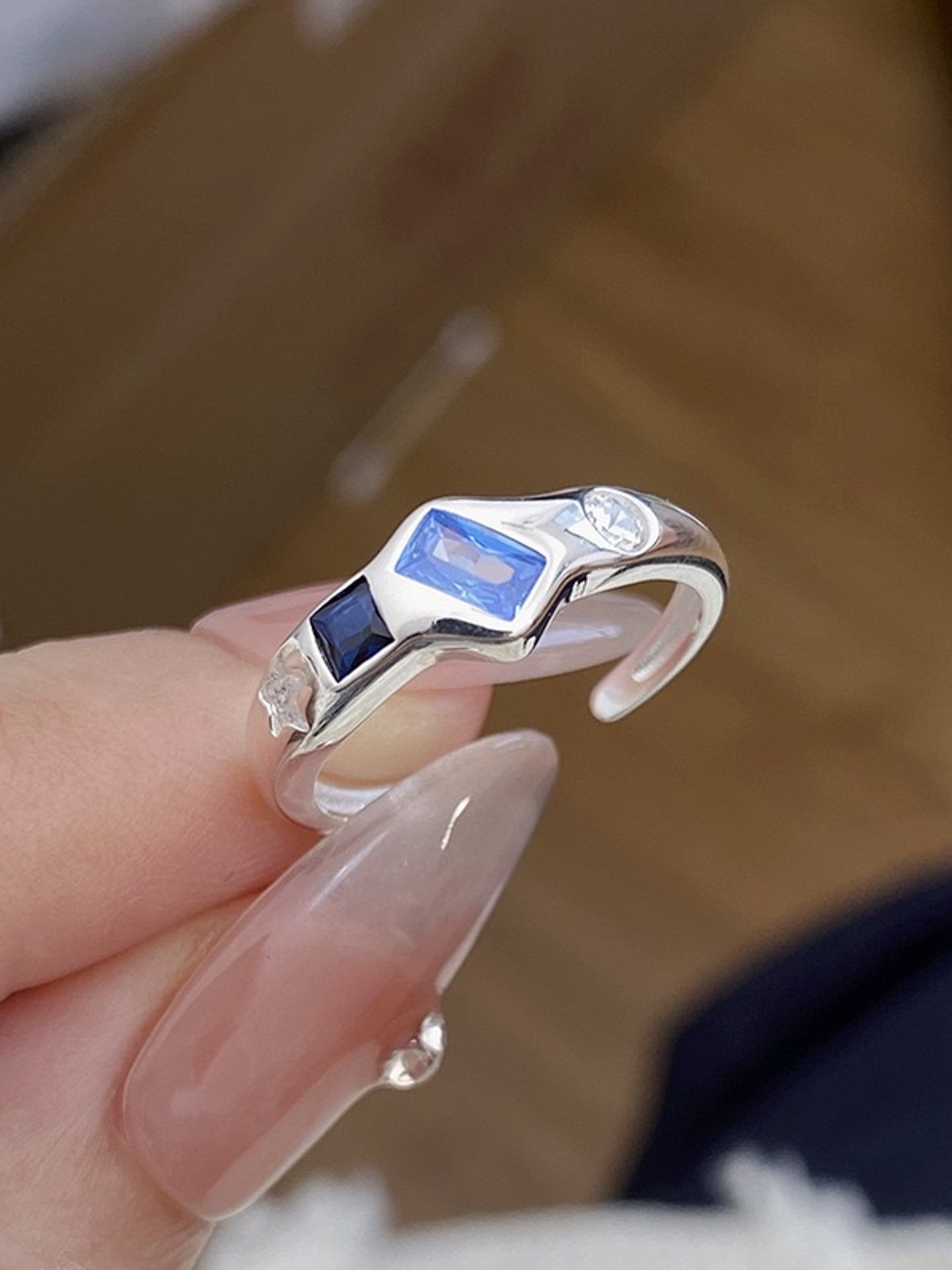 BLUE ZIRCON RING