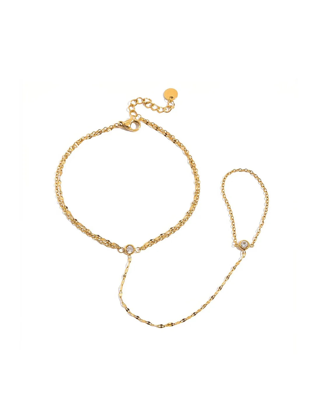 CHAINED FINGER BRACELET