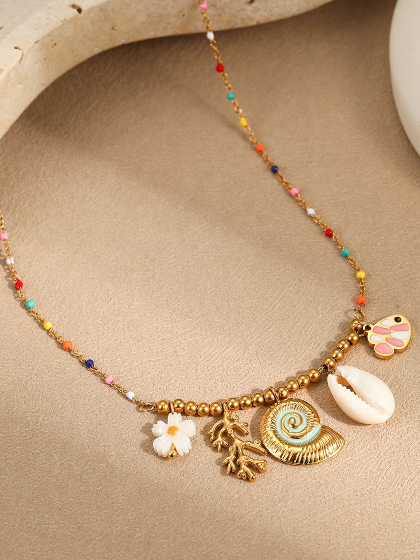 IRIDESCENT WAVE BEADS