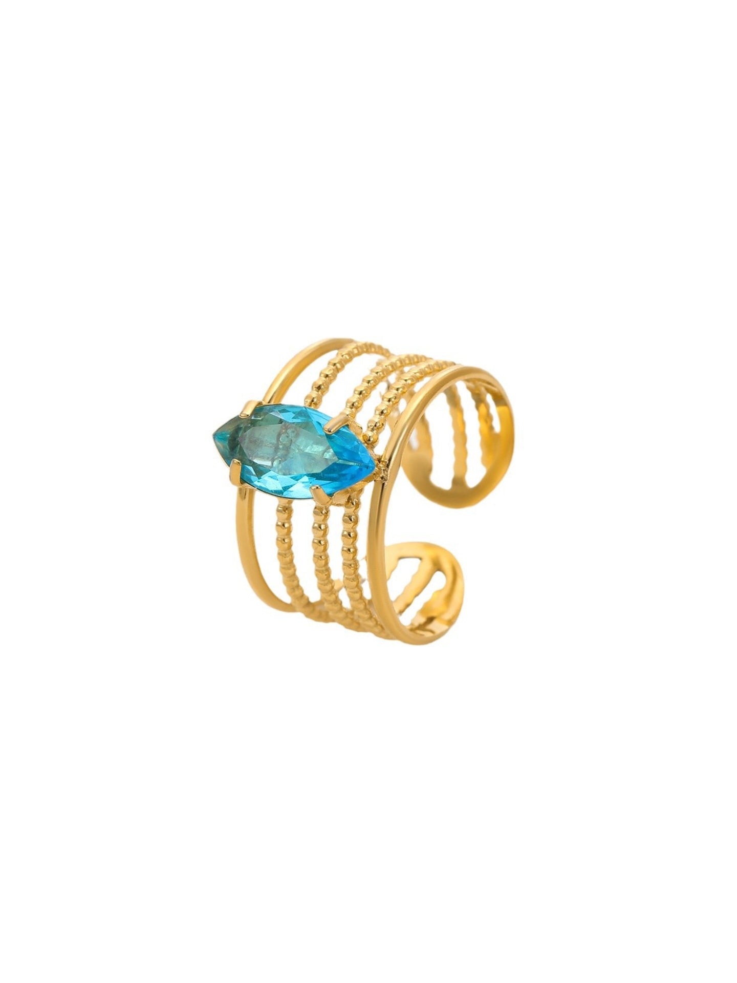 OPENWORK ZIRCON RING