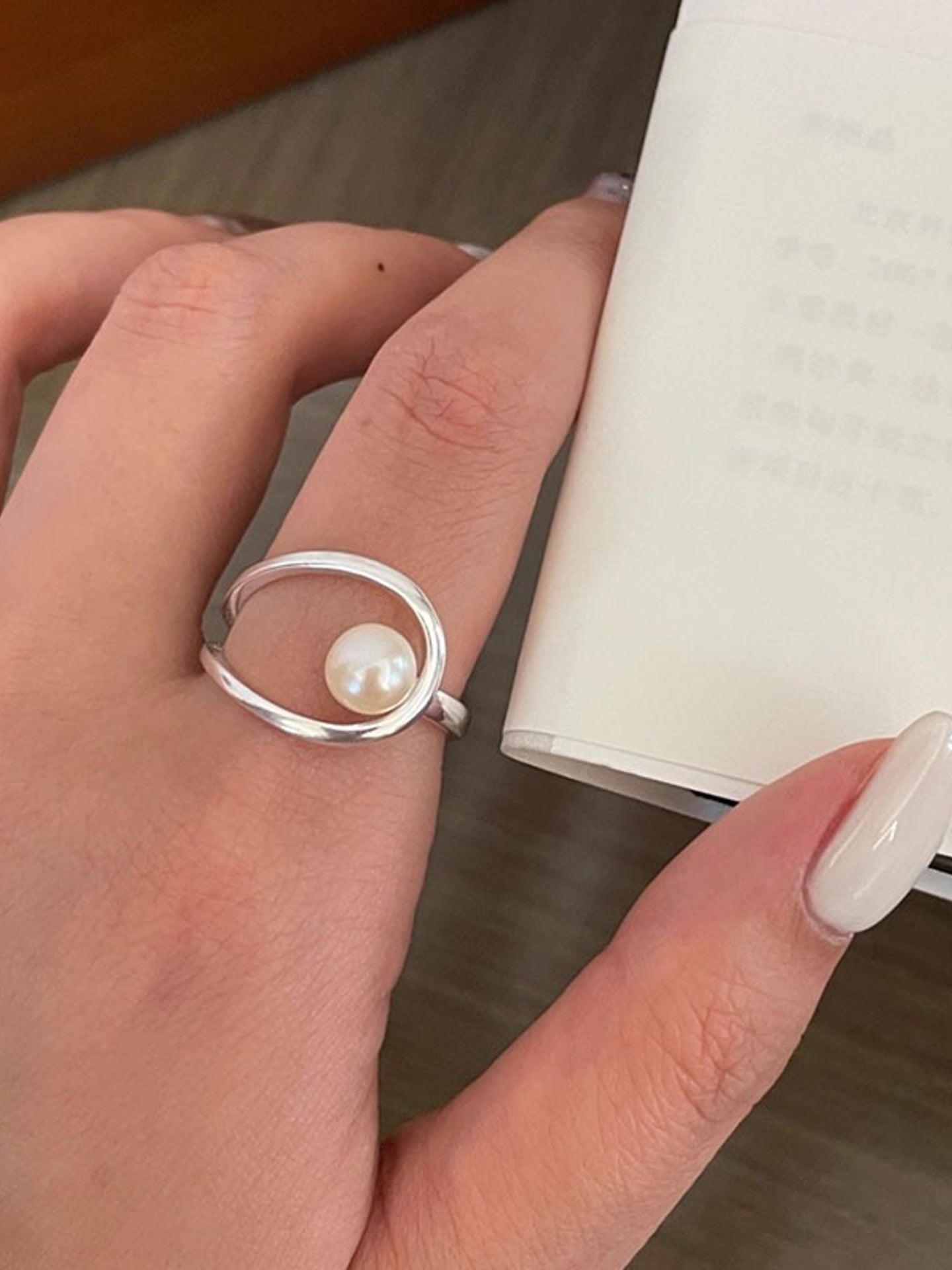NATURAL PEARL RING