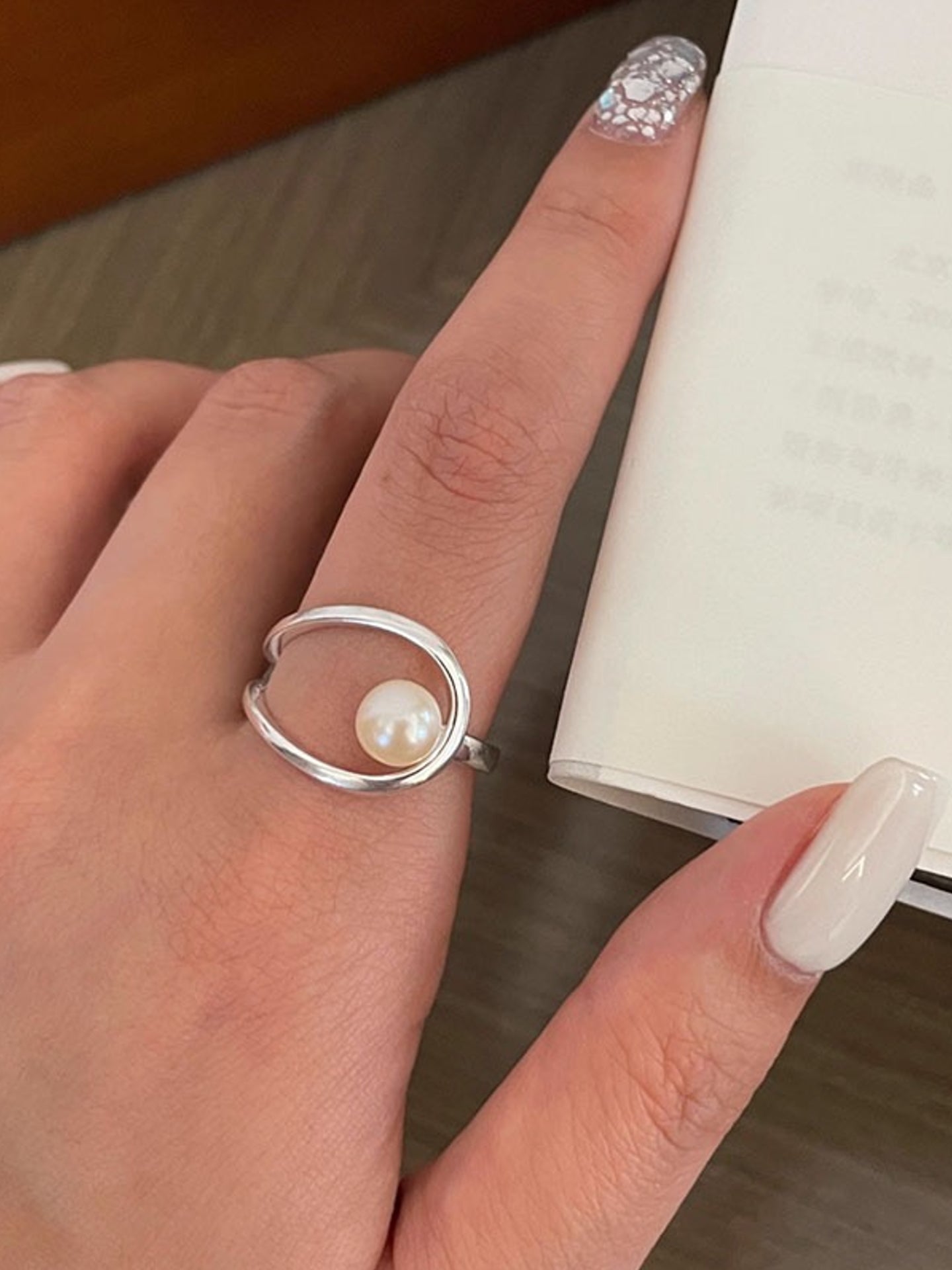 NATURAL PEARL RING
