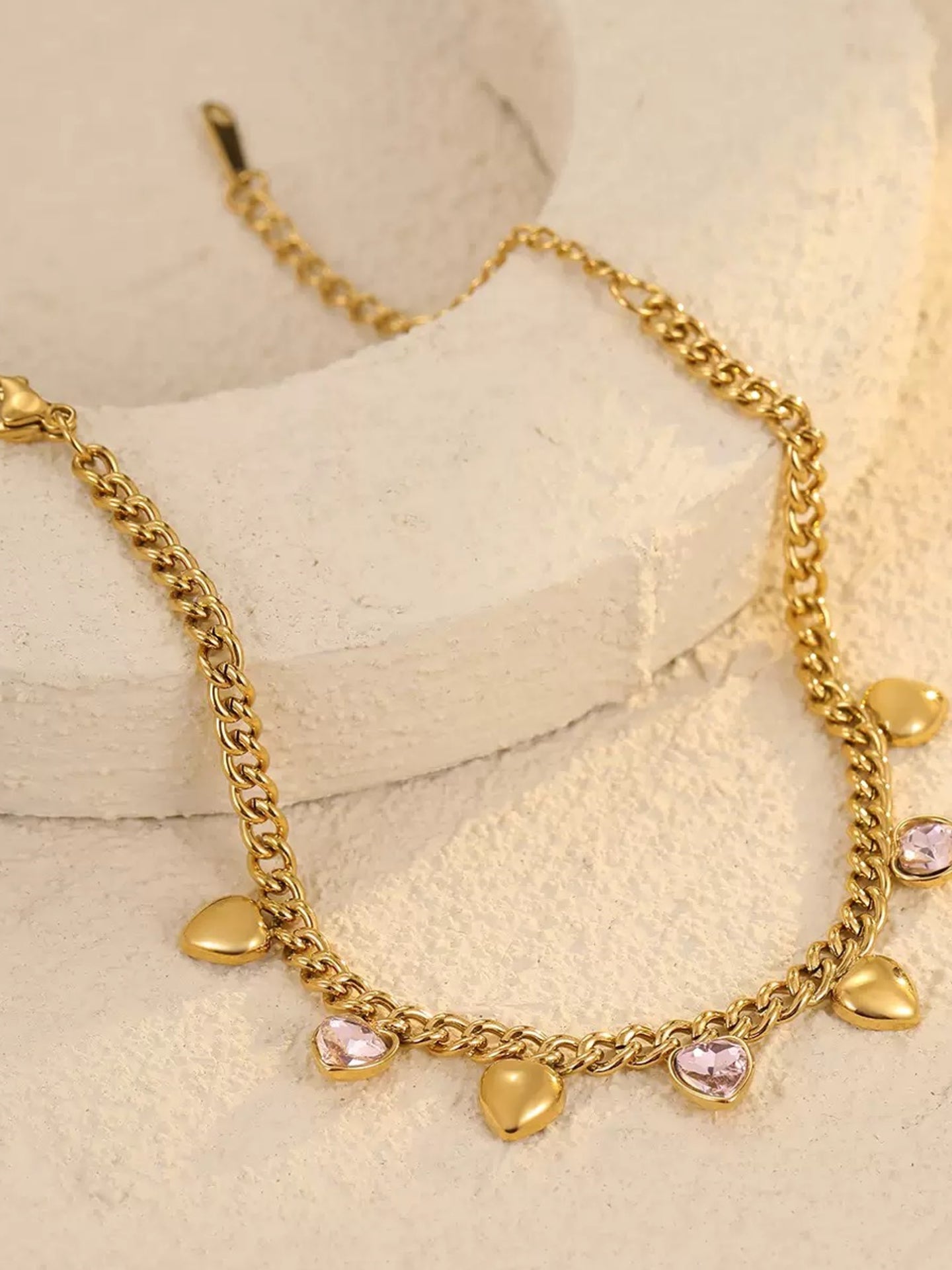 HEART ZIRCON BRACELET