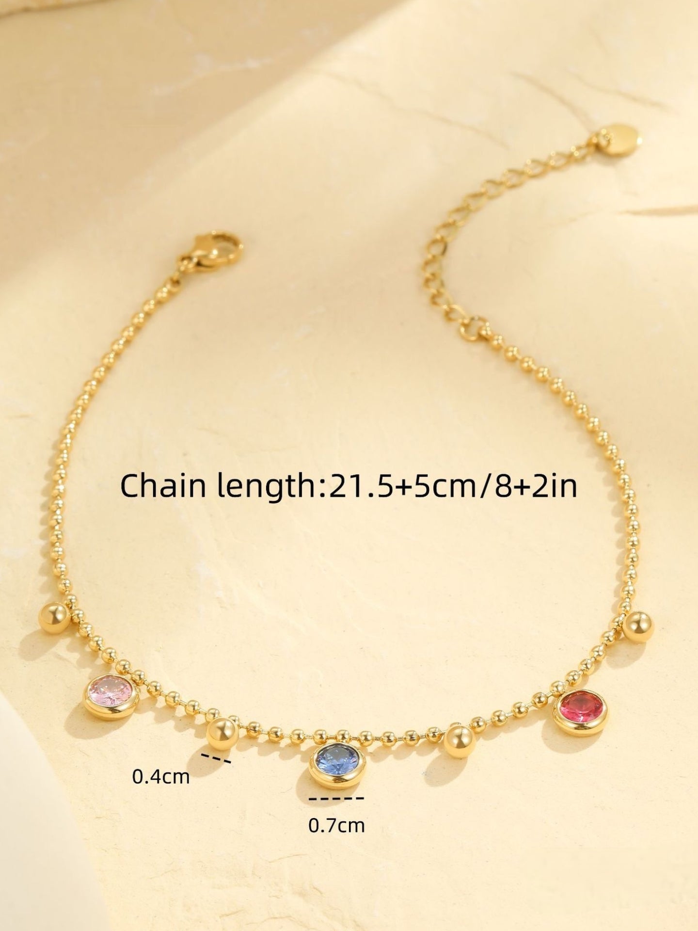 SEA FOAM SWEETIE ANKLET