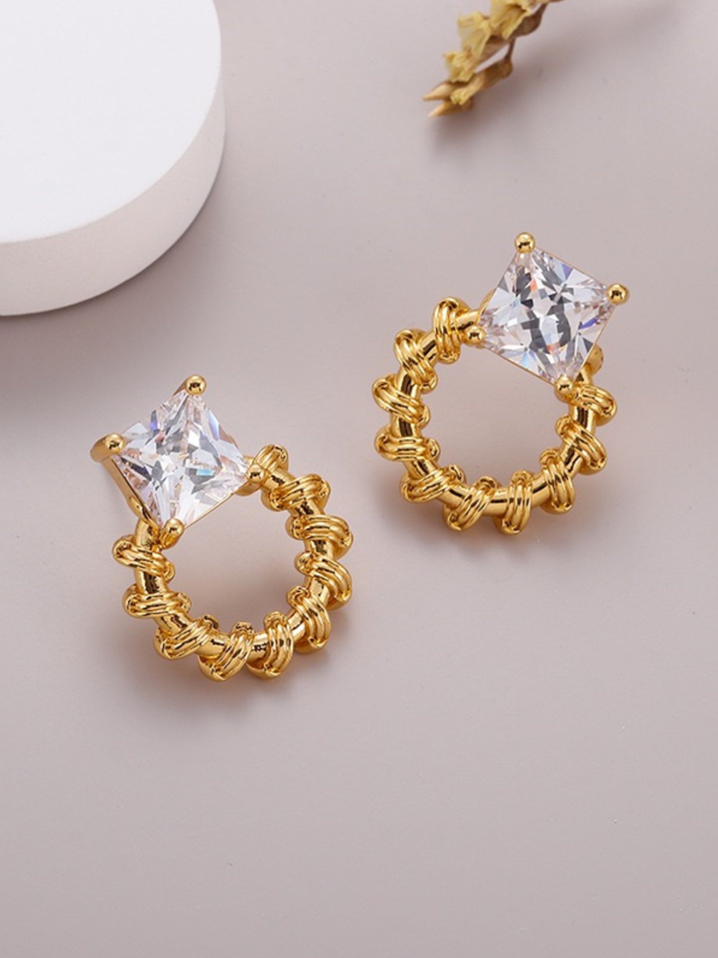 FRENCH STUD EARRINGS