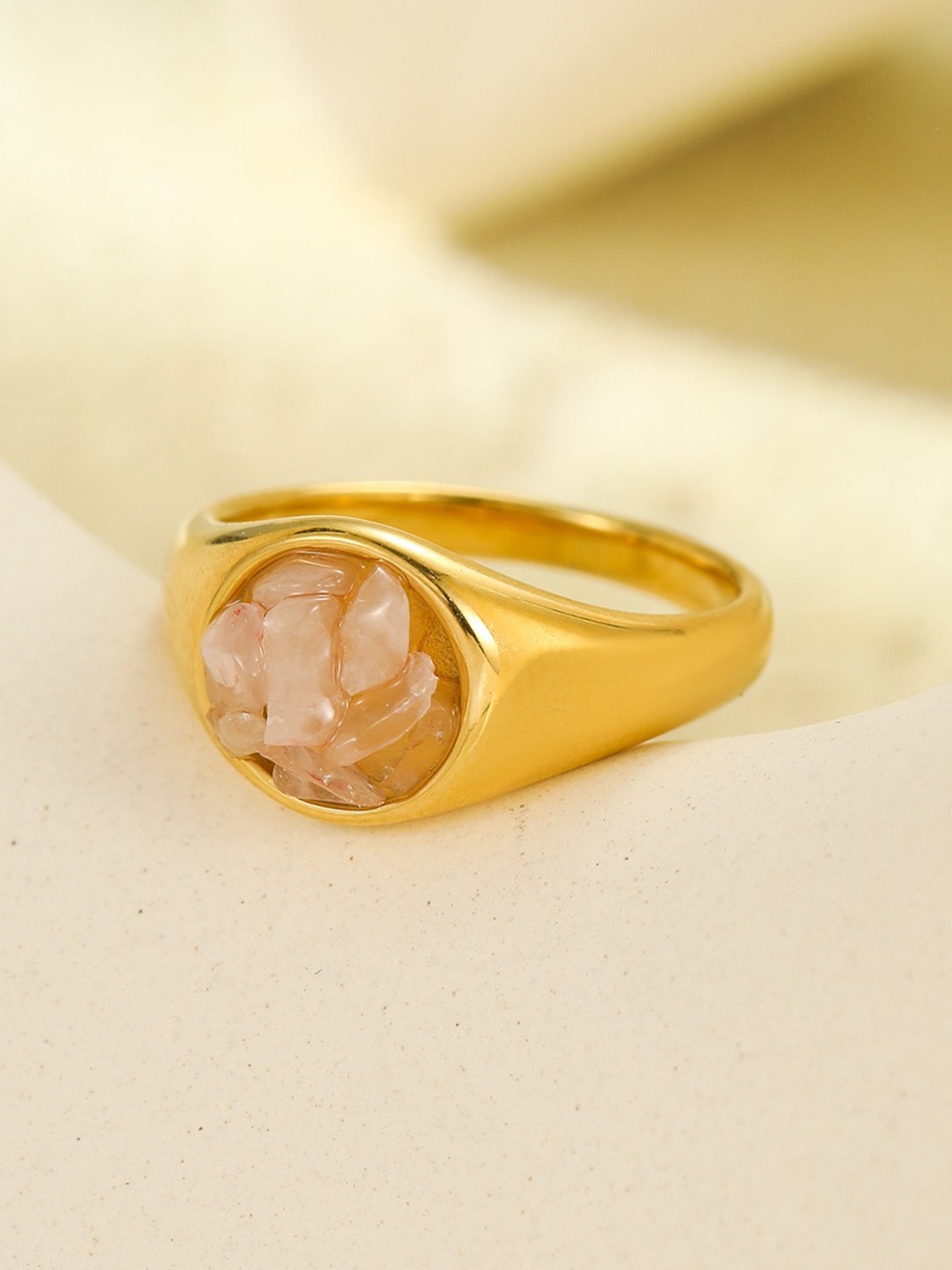 IRREGULAR GEMSTONE RING