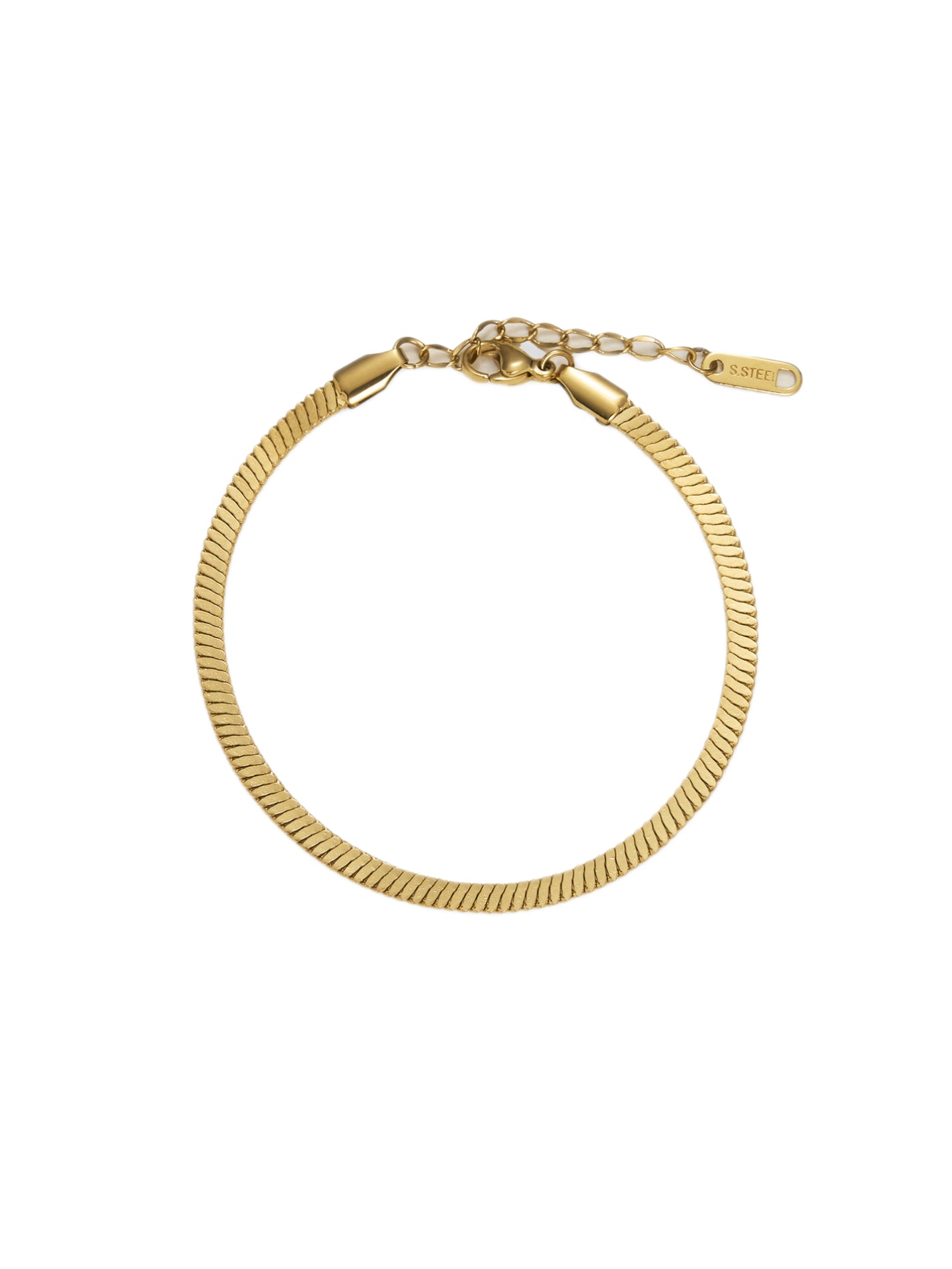 FLAT SNAKE CHAIN NECKLACE