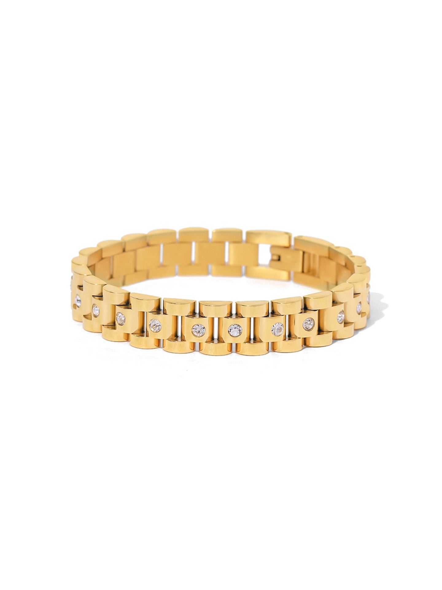 WATCHBAND STATEMENT BRACELET