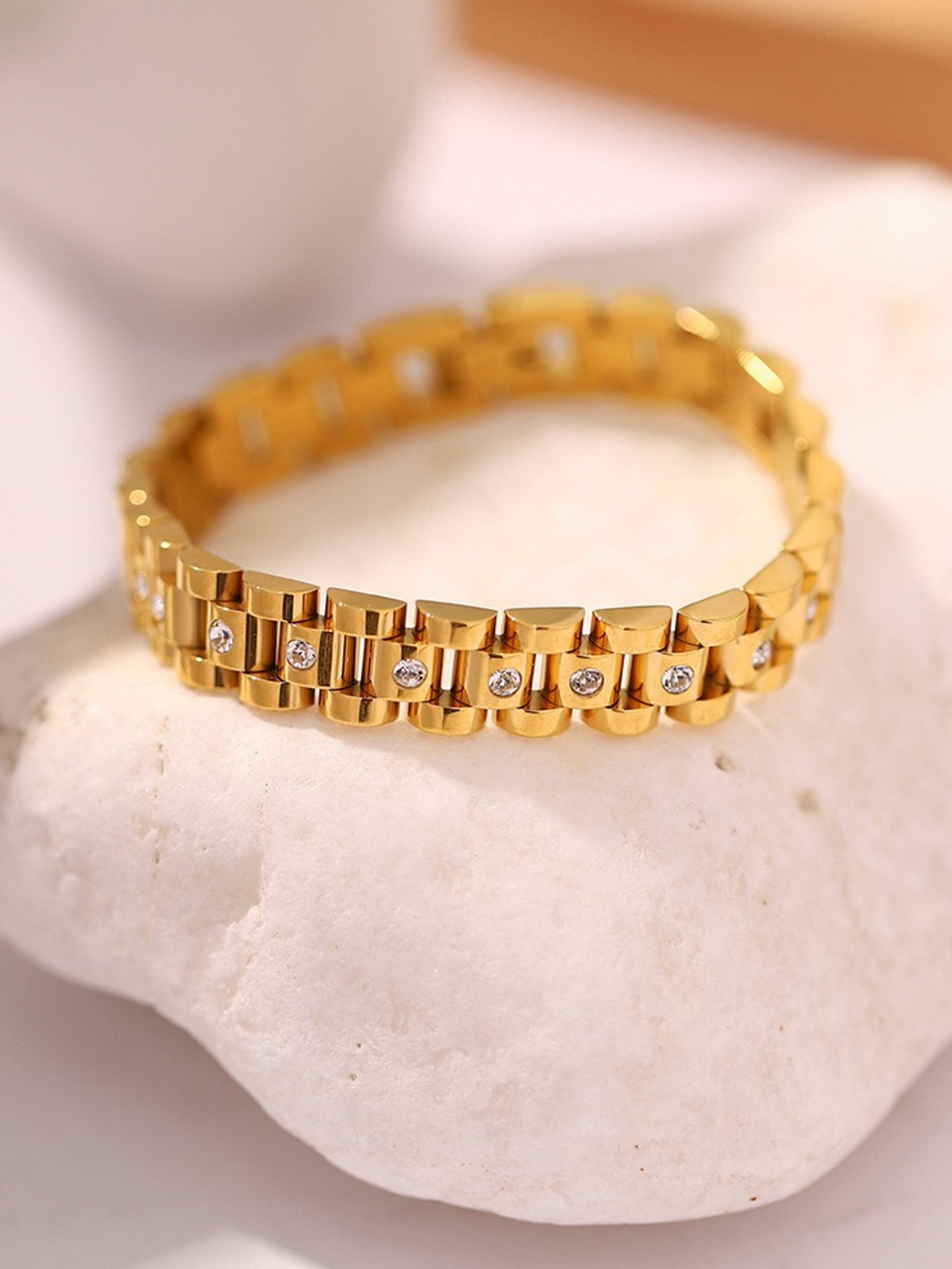 WATCHBAND STATEMENT BRACELET