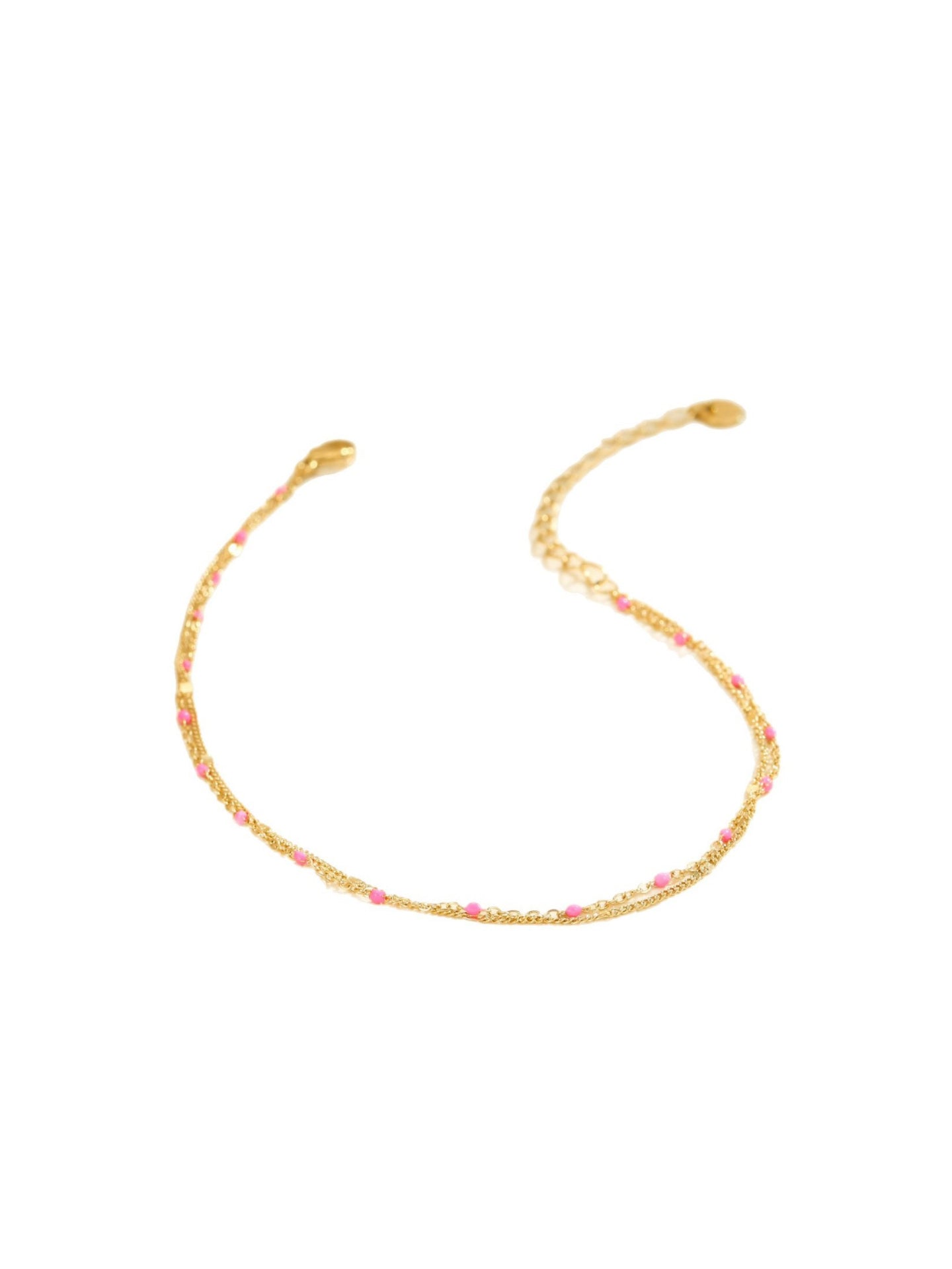 ENAMEL BEADED ANKLET