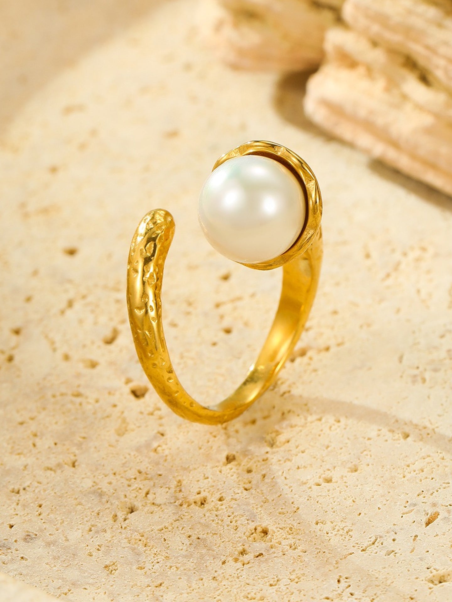 PEARL OPEN RING